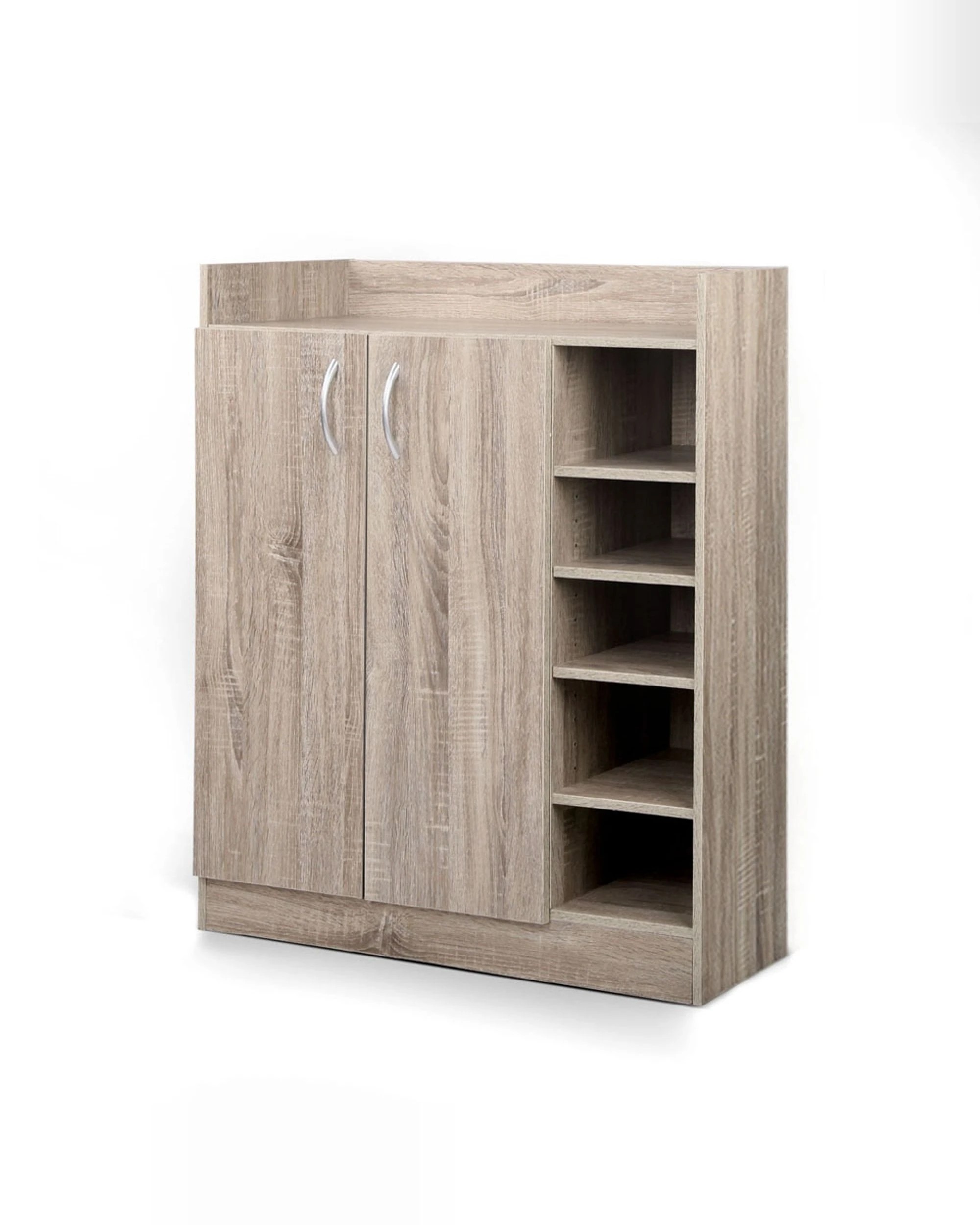 1 Artiss Shoe Rack Cabinet 21 Pairs Adjustable Shelves
 - Brown, 1 of 3