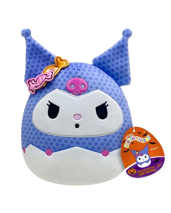 Squishmallows Halloween Sanrio Kuromi Candy Barrette 8 inch Plush - Multi
