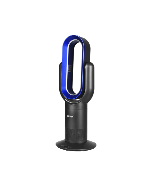 Spector Bladeless Fan Cooler Heater 2 In 1 Air Cool Sleep Timer Remote Control
