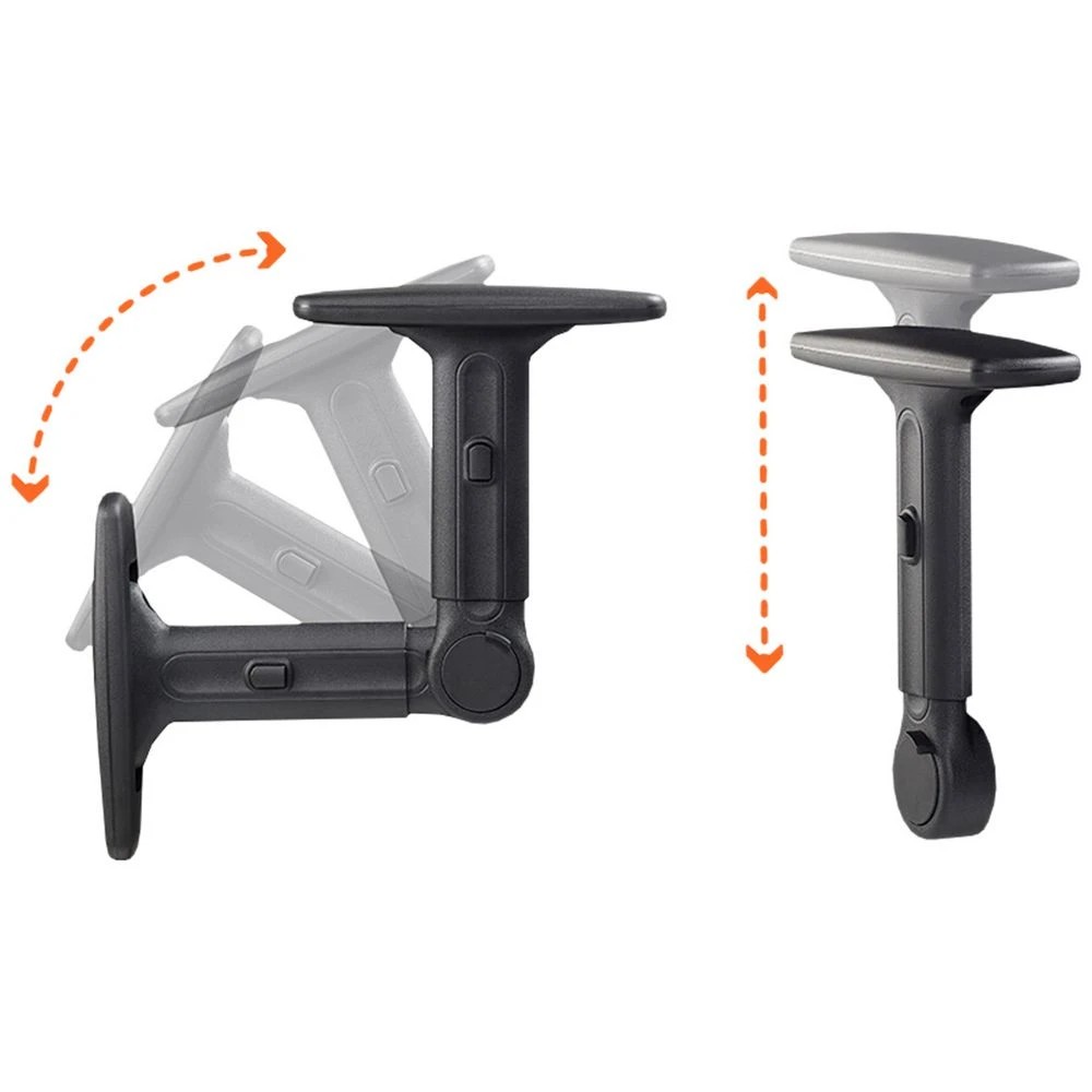 4 Pago Matrix II Plus Heavy-Duty Ergo Chair Folding Arms Black Drafting Chairs, 4 of 6