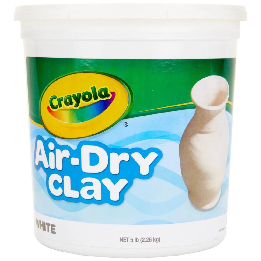 1 Crayola Air Dry Clay White 2.25kg, 1 of 1
