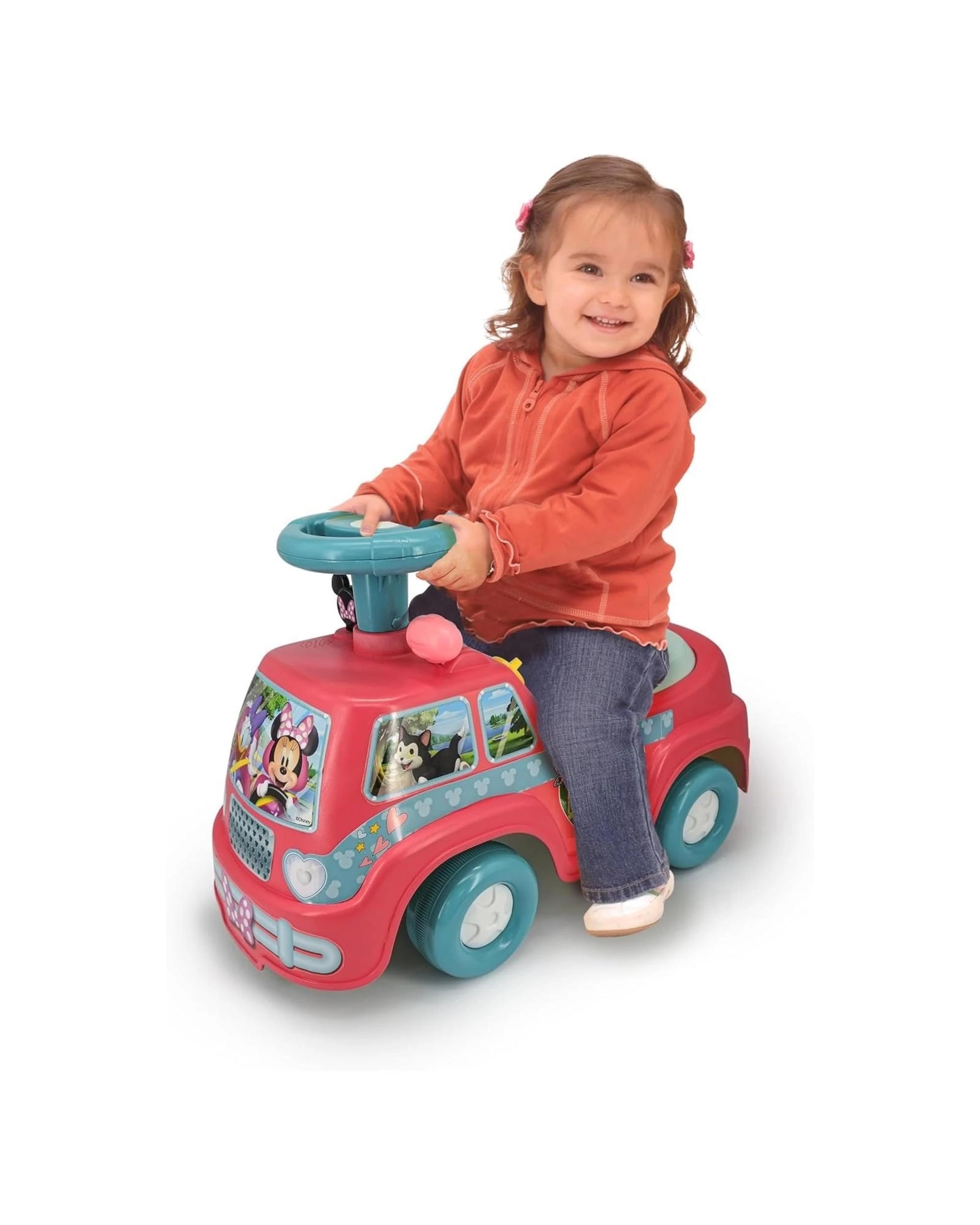 5 Disney Junior Minnie Mouse My First Activity Ride-On Camper Van with Lights and Sounds, 5 of 6