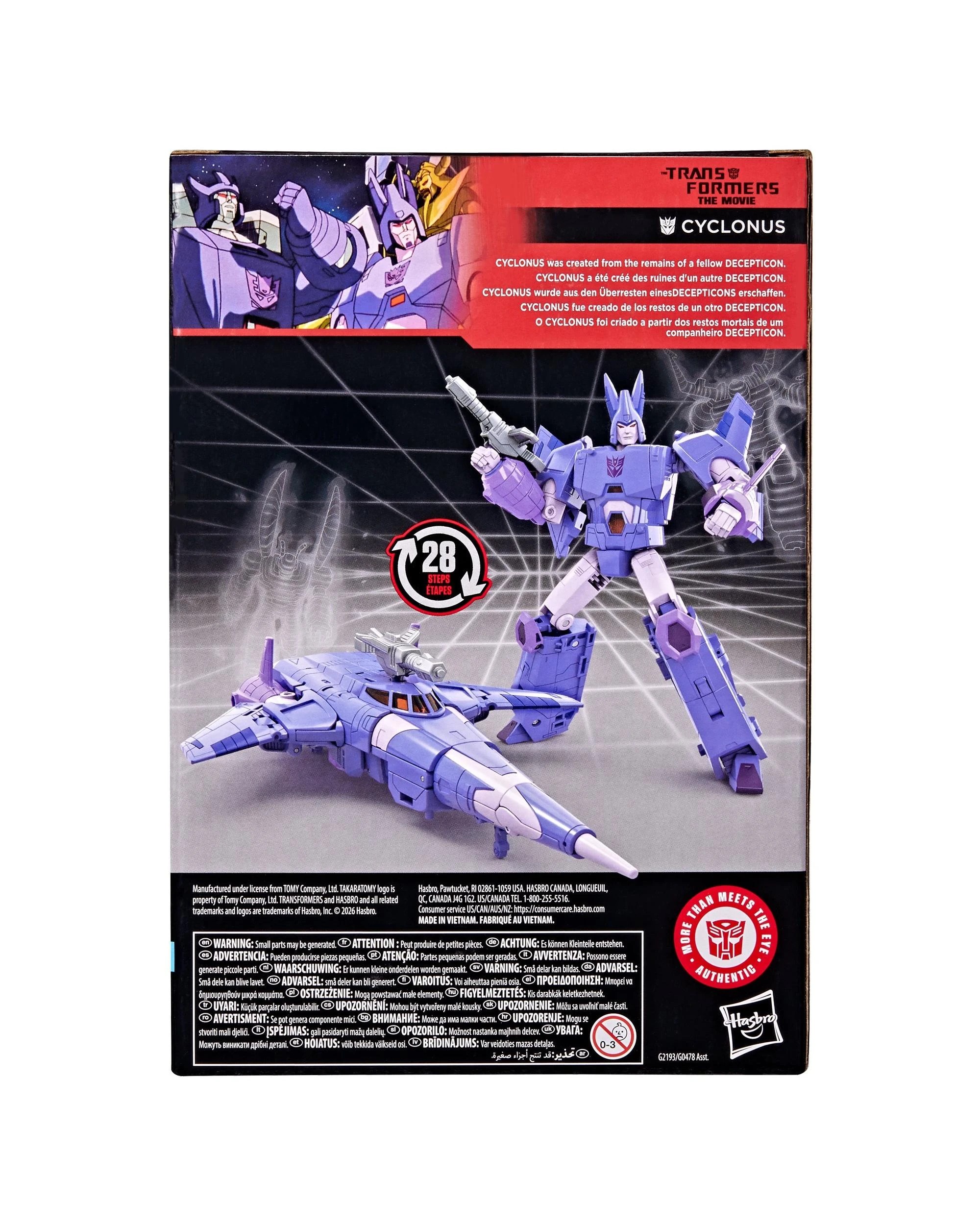 6 Transformers Studio Series Voyager Class The Transformers: The Movie Cyclonus Action Figure, 6 of 6