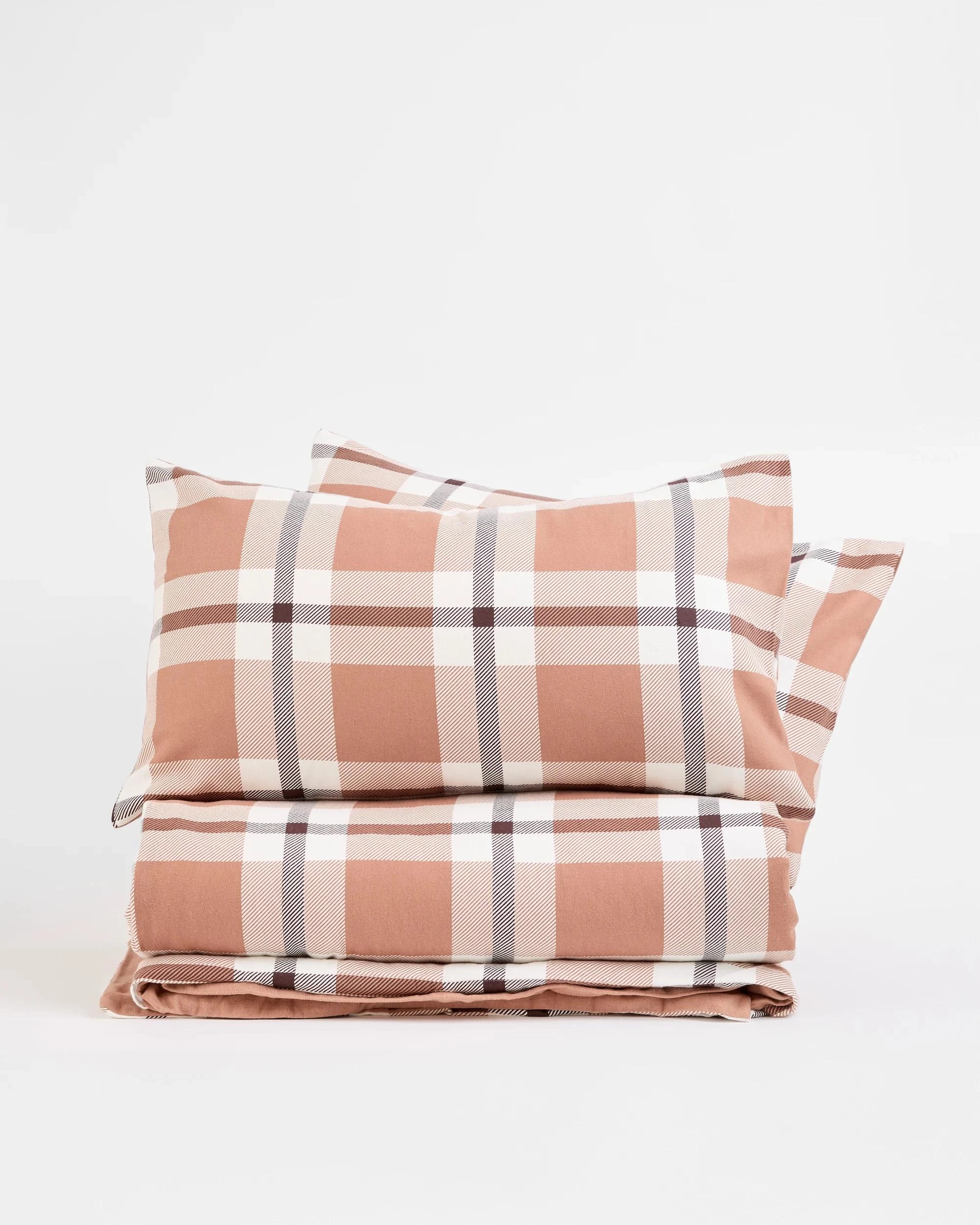 10 Target Percy Flannelette Quilt Cover Set - Single Bed - Brown, 10 of 10