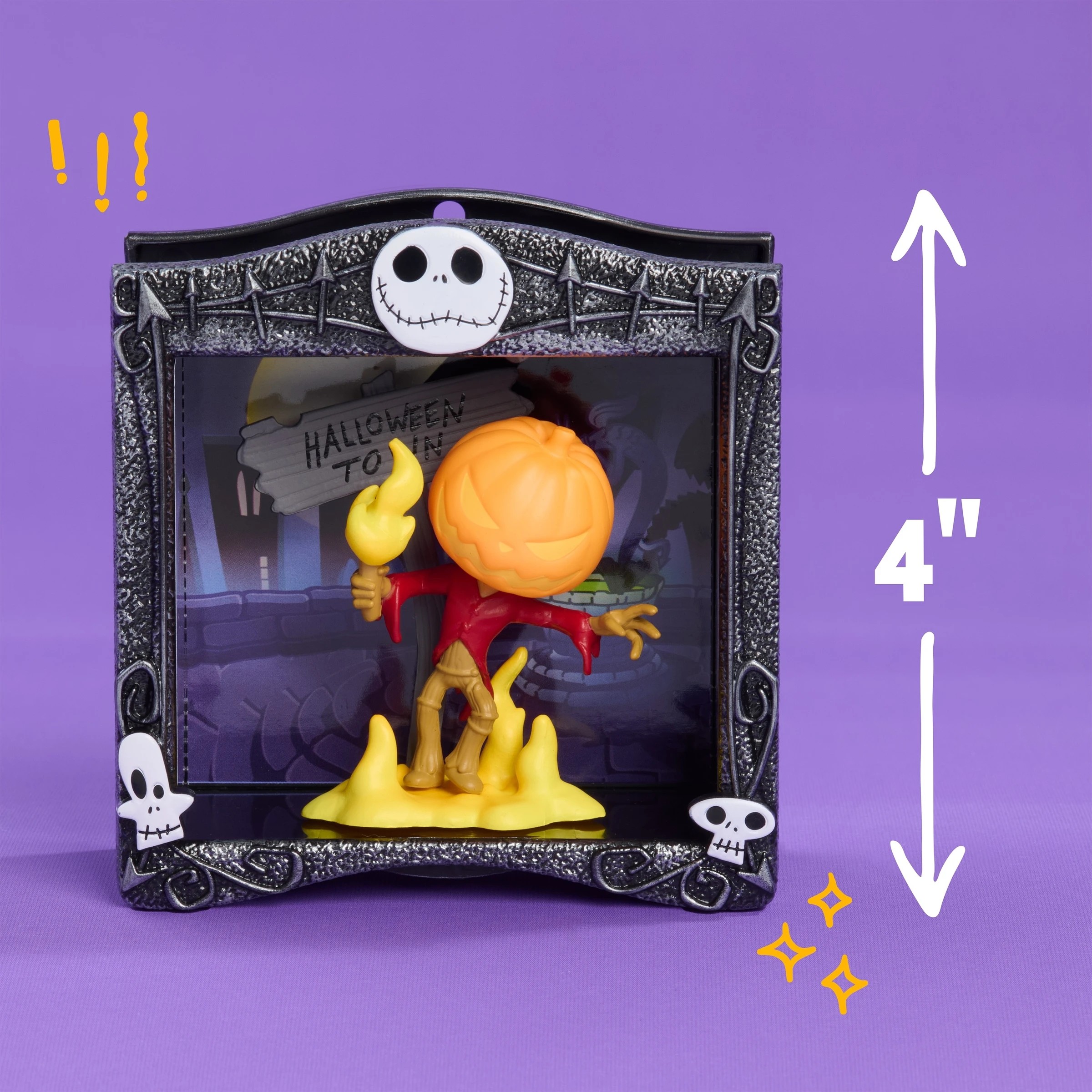 3 HAPPY HAUL Disney Tim Burton’s The Nightmare Before Christmas Spooky Scenes Scene Setters Collectible Diorama Figure - Assorted, 3 of 9
