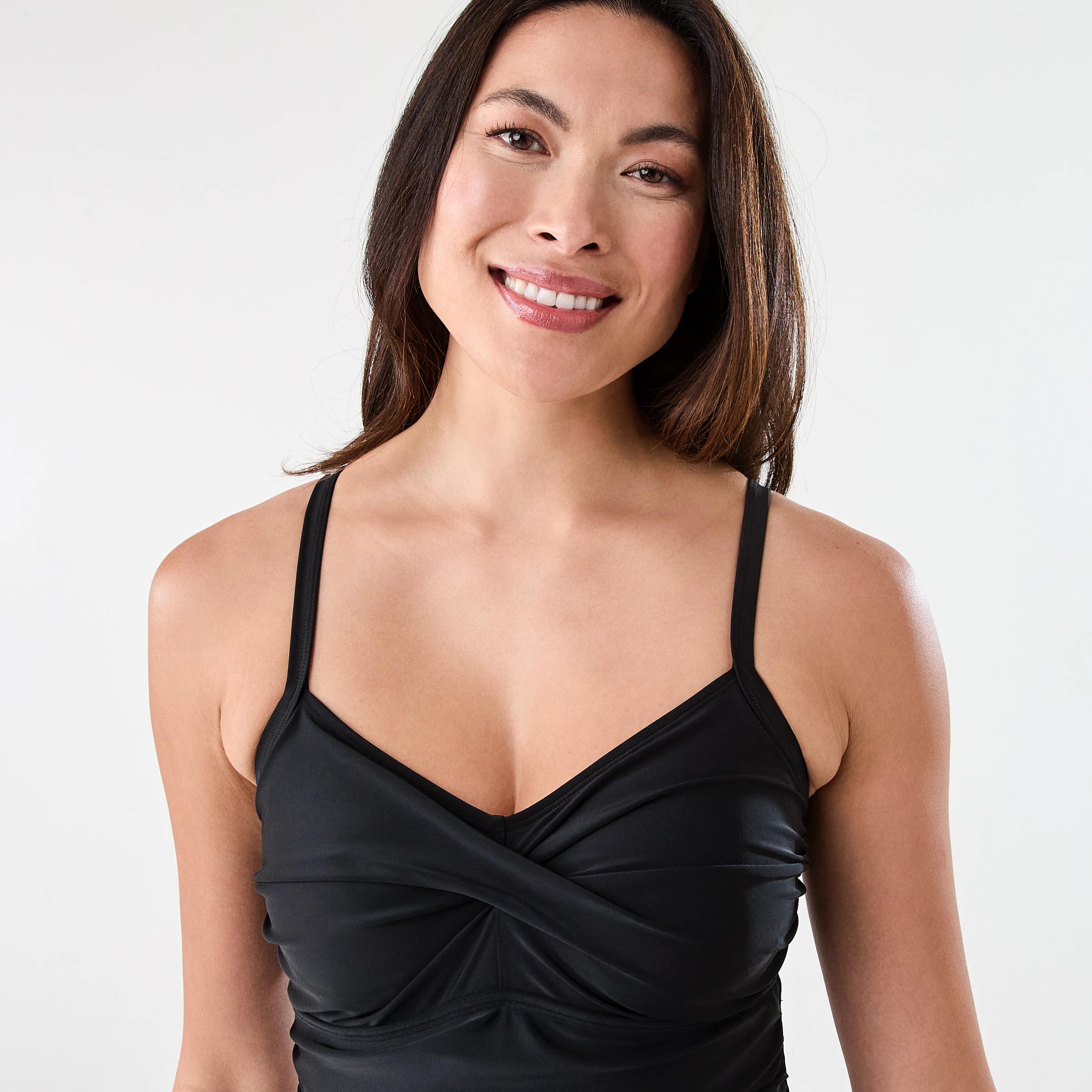 4 Skirted One Piece Swimsuit BLACK, 4 of 7