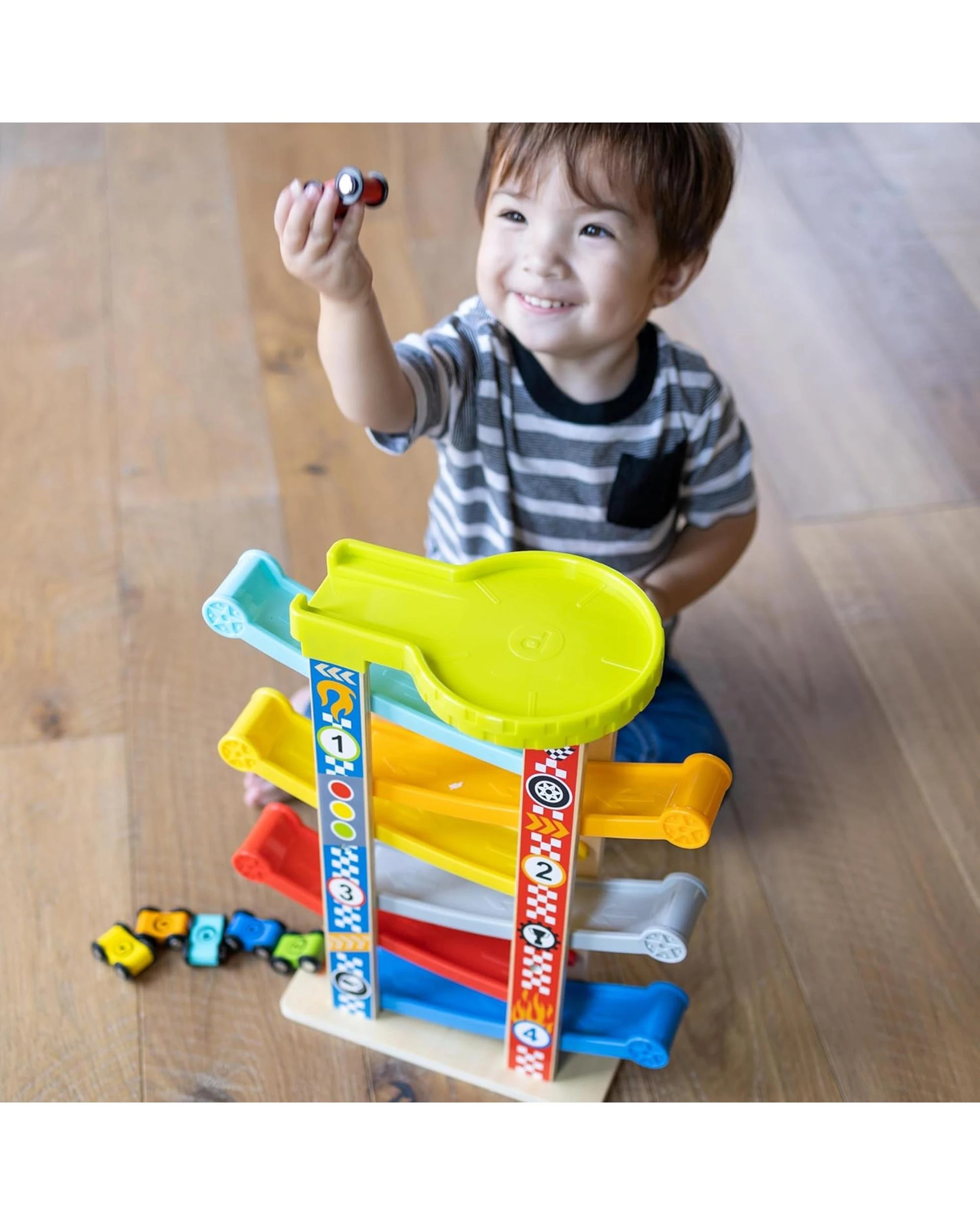 4 ZigZag Racetrack Fat Brain Toys, 4 of 5