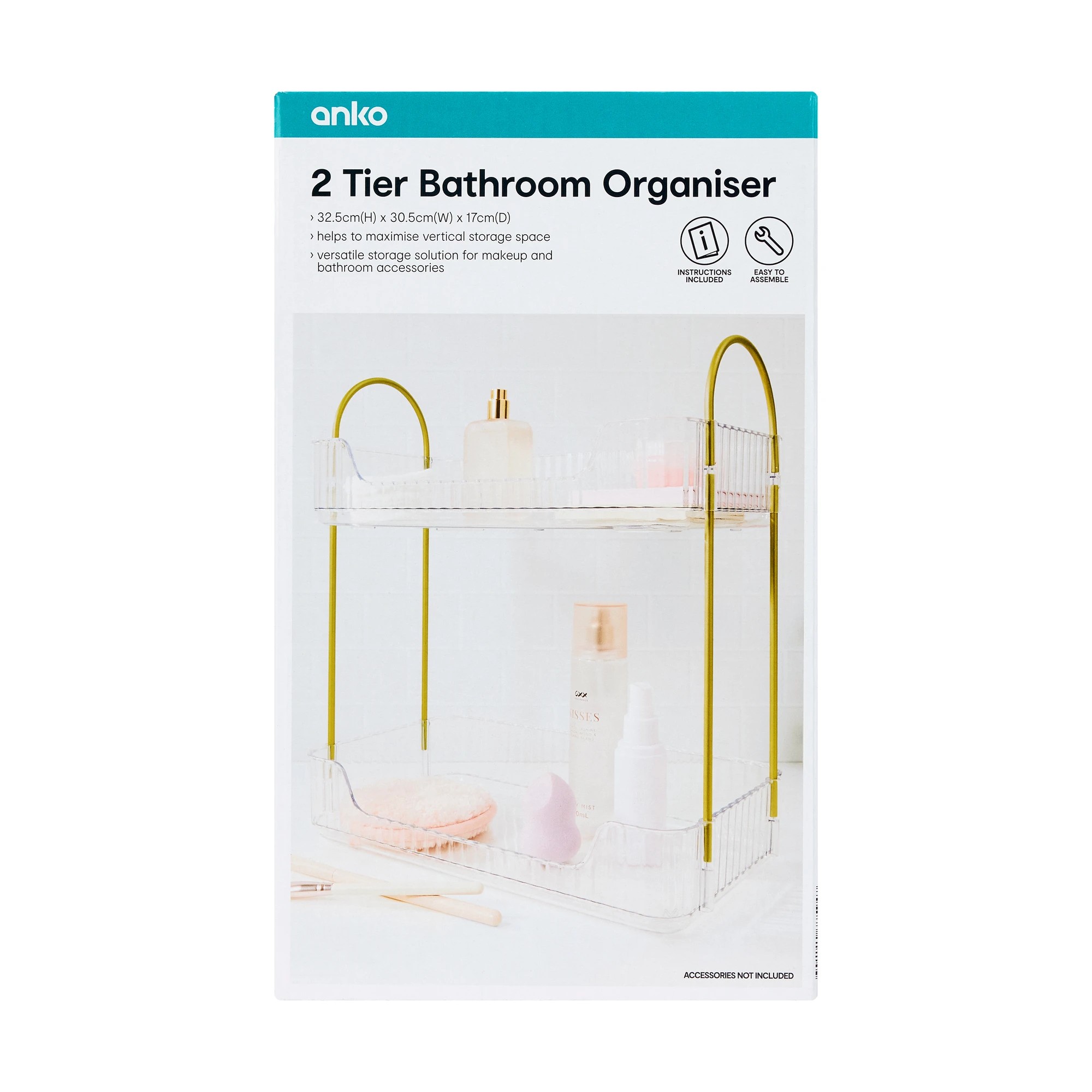8 2 Tier Bathroom Organiser, 8 of 8
