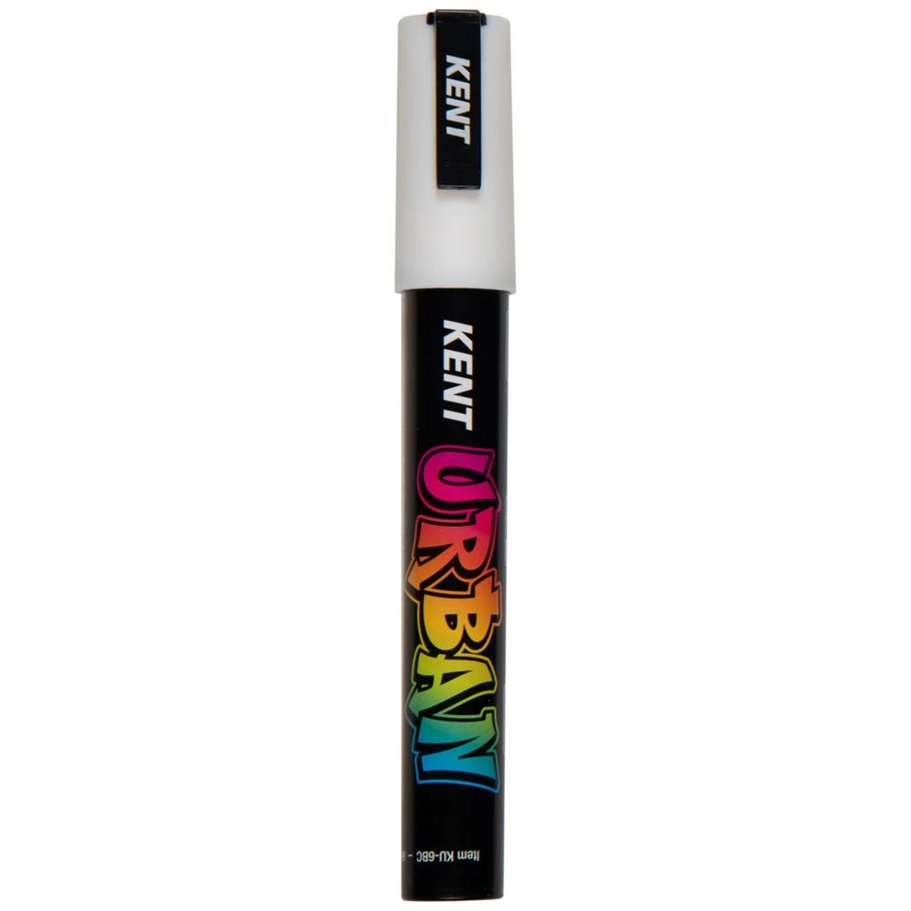 1 Kent Urban Acrylic Paint Marker 6mm White, 1 of 3
