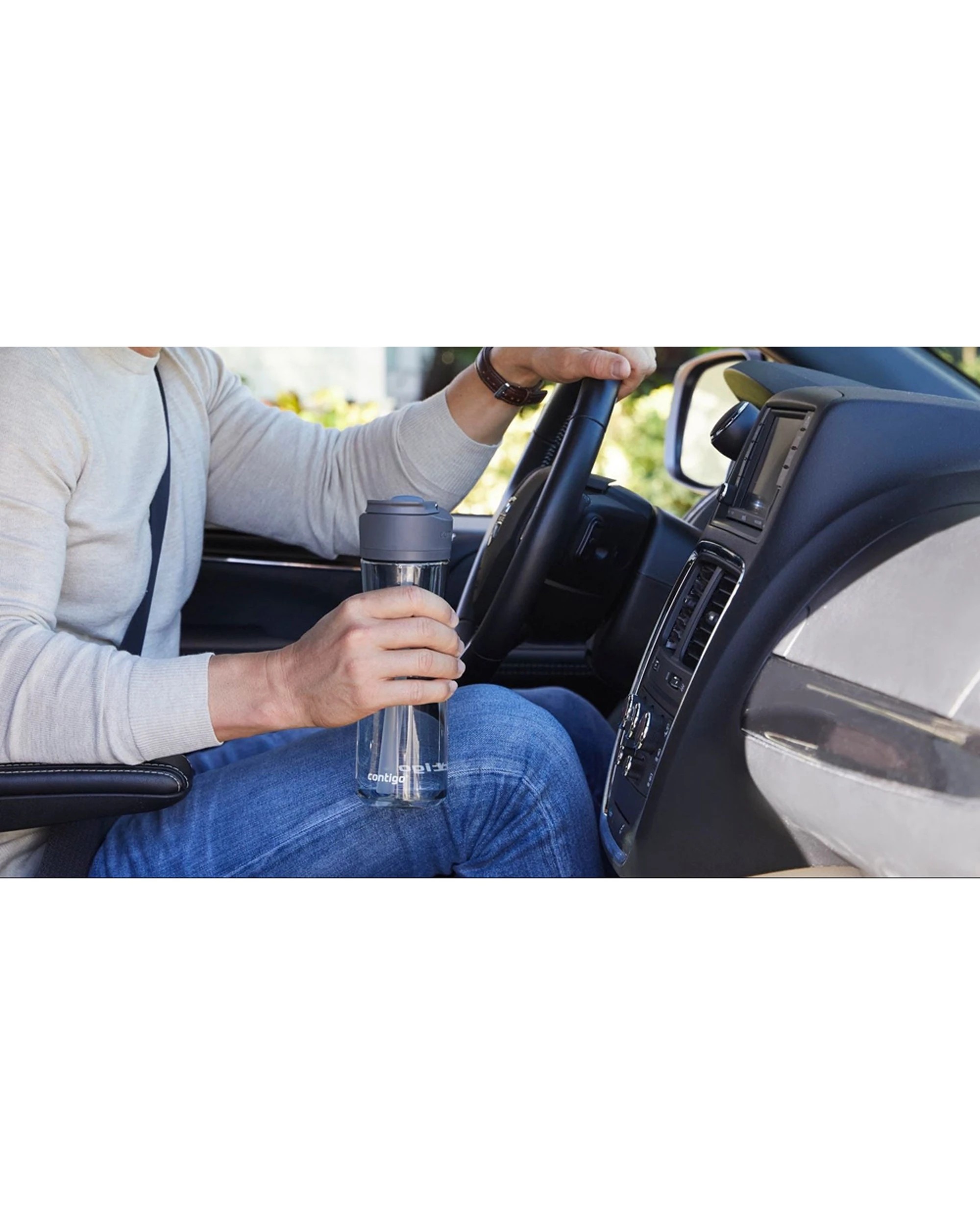 7 Contigo Ashland 2.0 Autospout Bottle 709ml Tritan Leakproof Push Button Hydration - Grey, 7 of 7