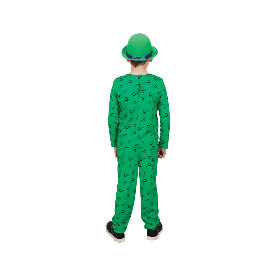 Dc Comics The Riddler Deluxe Kids Dress Up Party Costume Size 6-8 Years ...