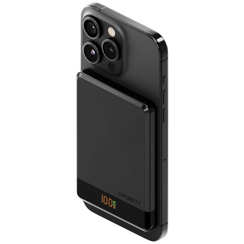 1 Cygnett MagSlim 5k Wireless Magnetic Power Bank Black, 1 of 7