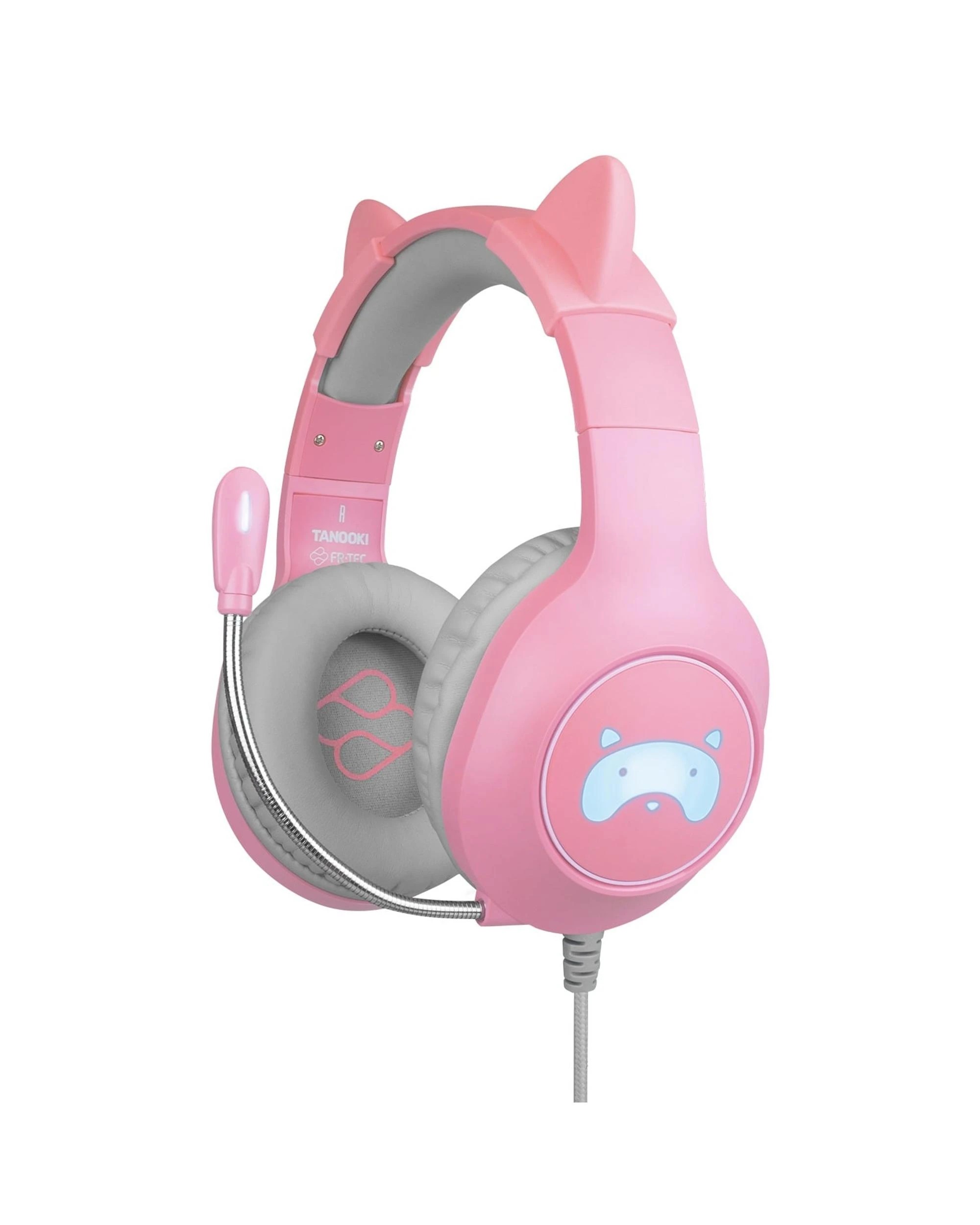 2 FR-TEC Tanooki Wired Gaming Headset - Pink, 2 of 7