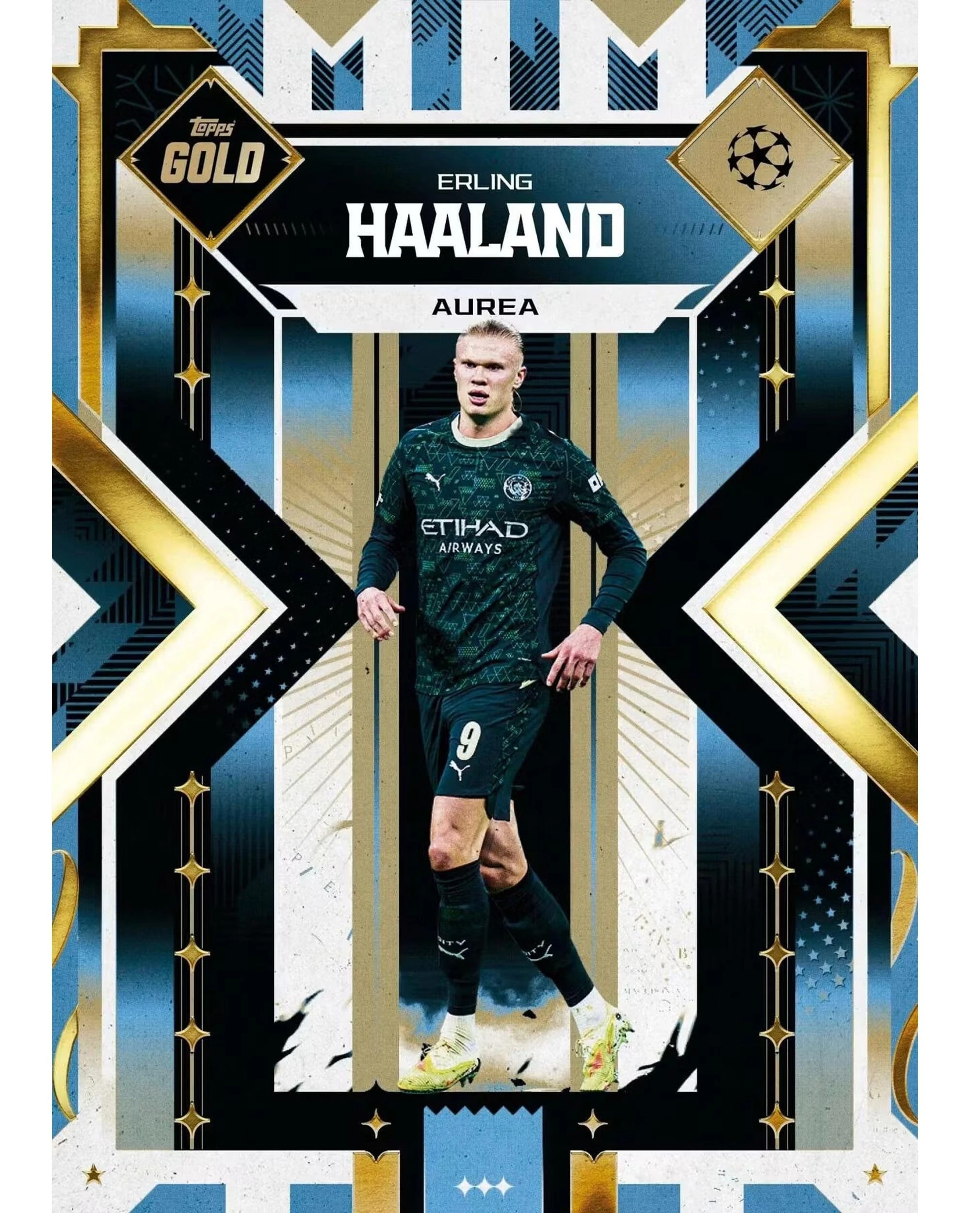 3 Topps 2025/2026 Gold UEFA Club Competitions Soccer Hobby Box, 3 of 8