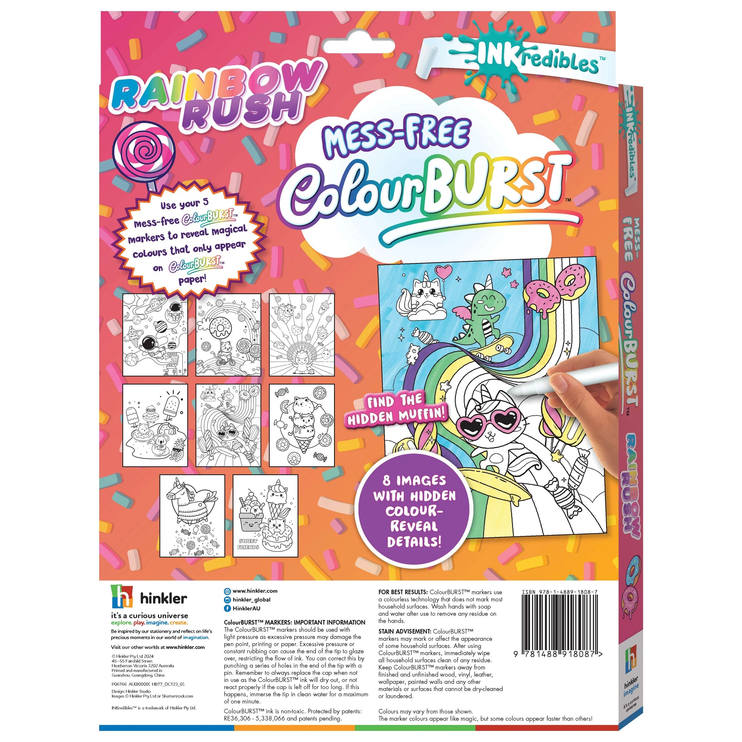 2 INKredibles Mess-Free ColourBurst Rainbow Rush​ - Book, 2 of 6