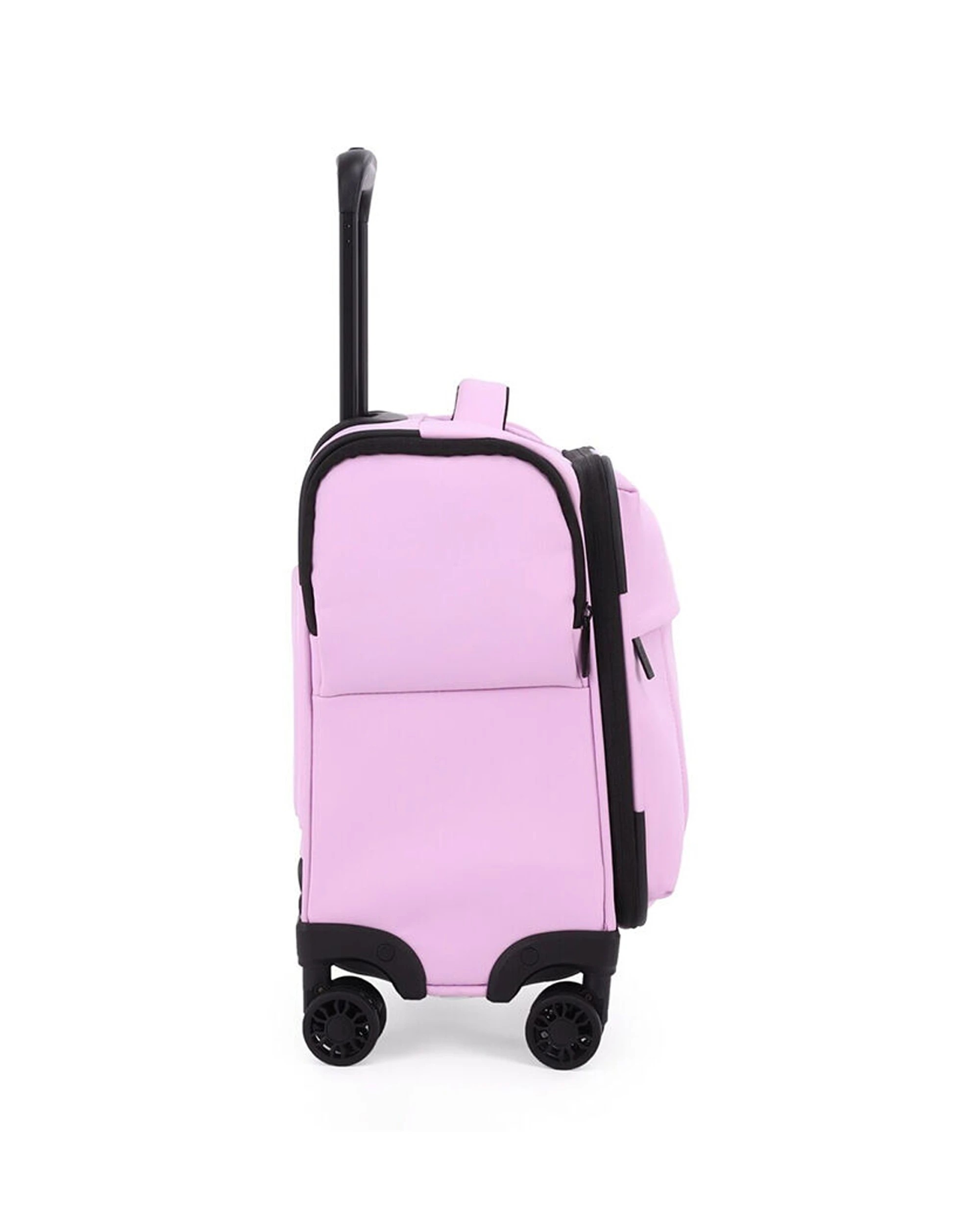 4 Kate Hill Willow Travel Luggage Mini Carry-On Bag Suitcase Lightweight - Purple, 4 of 8
