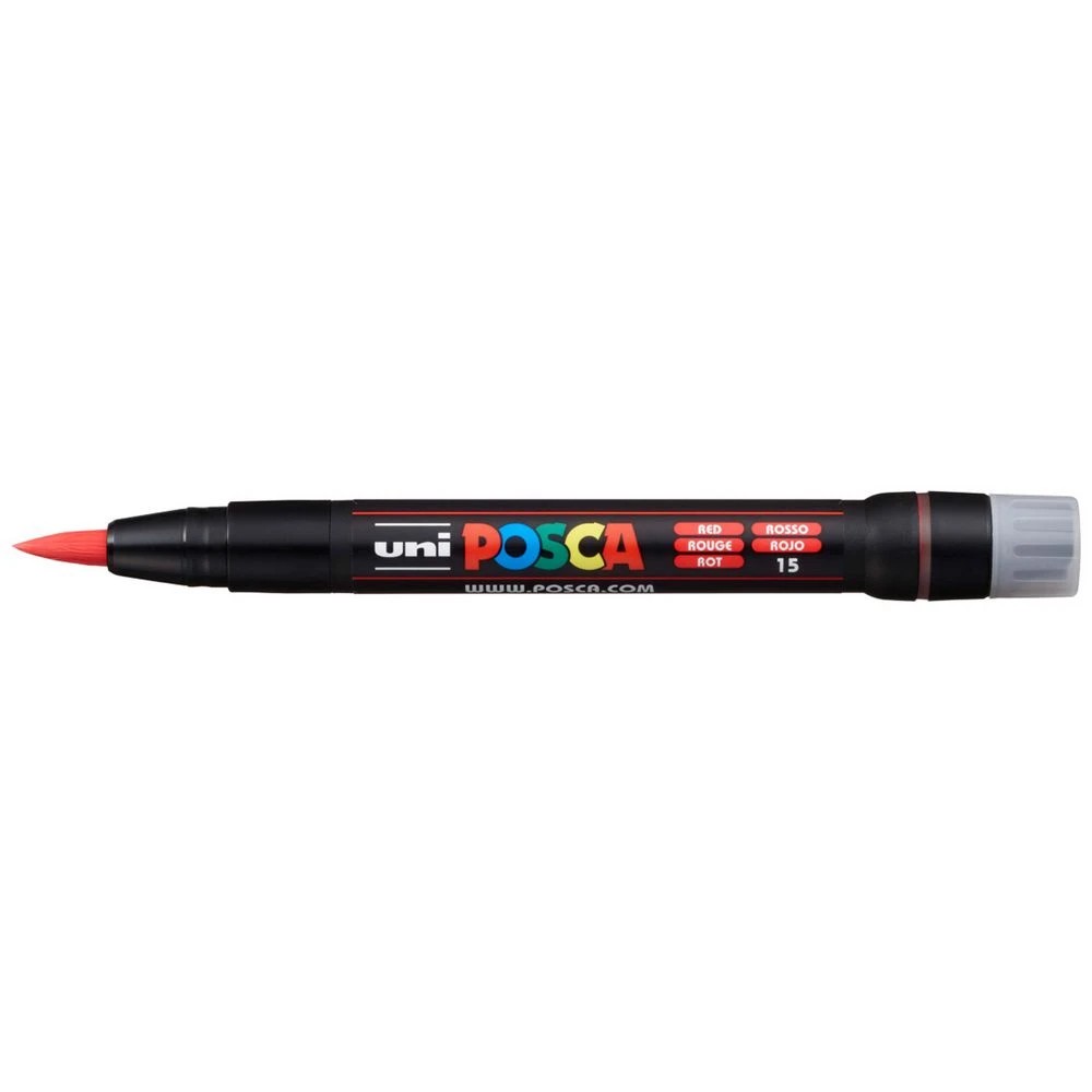 1 POSCA PCF 350 Paint Marker Red, 1 of 8