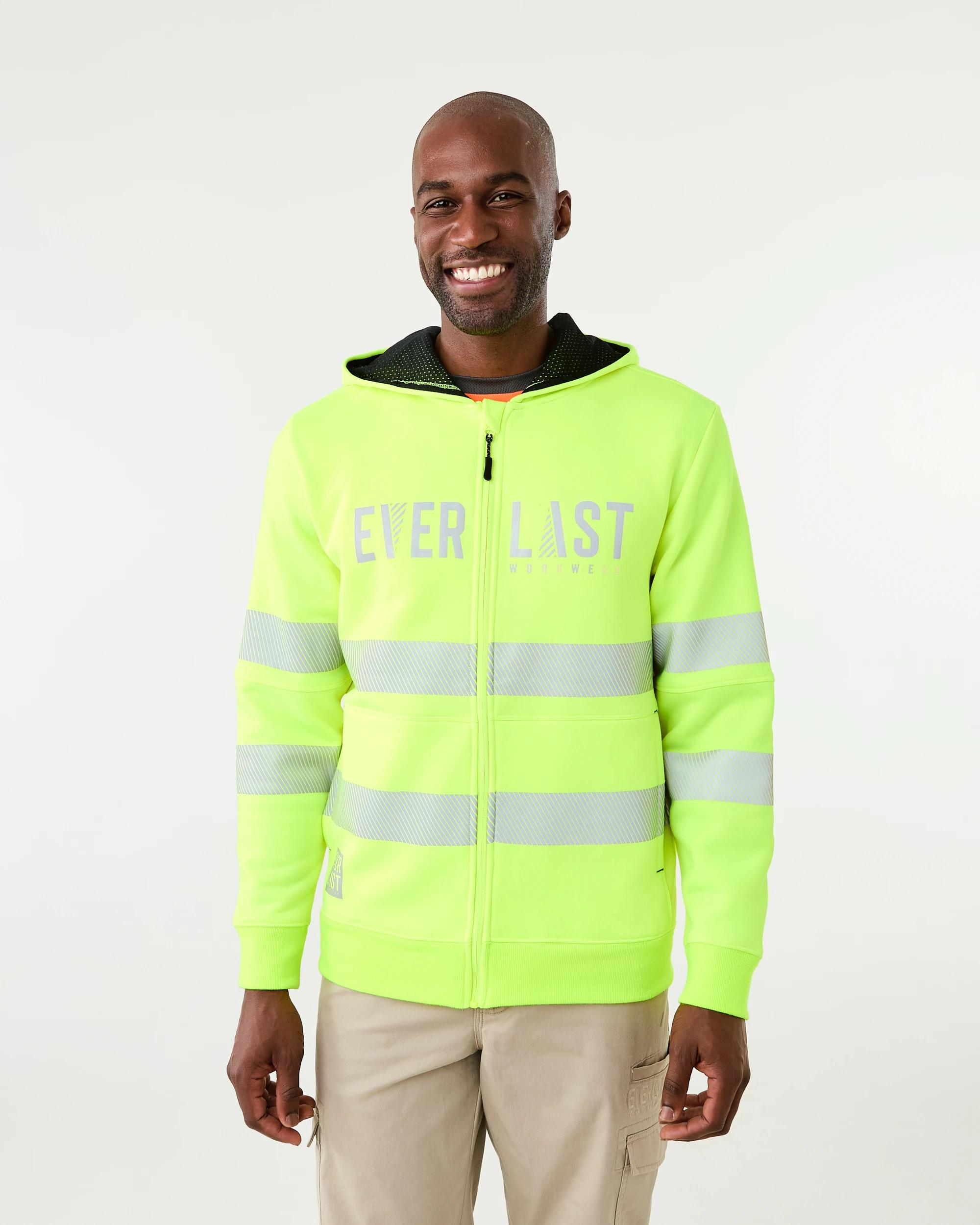 1 Everlast Work Zip Through Hoodie Yellow, 1 of 9