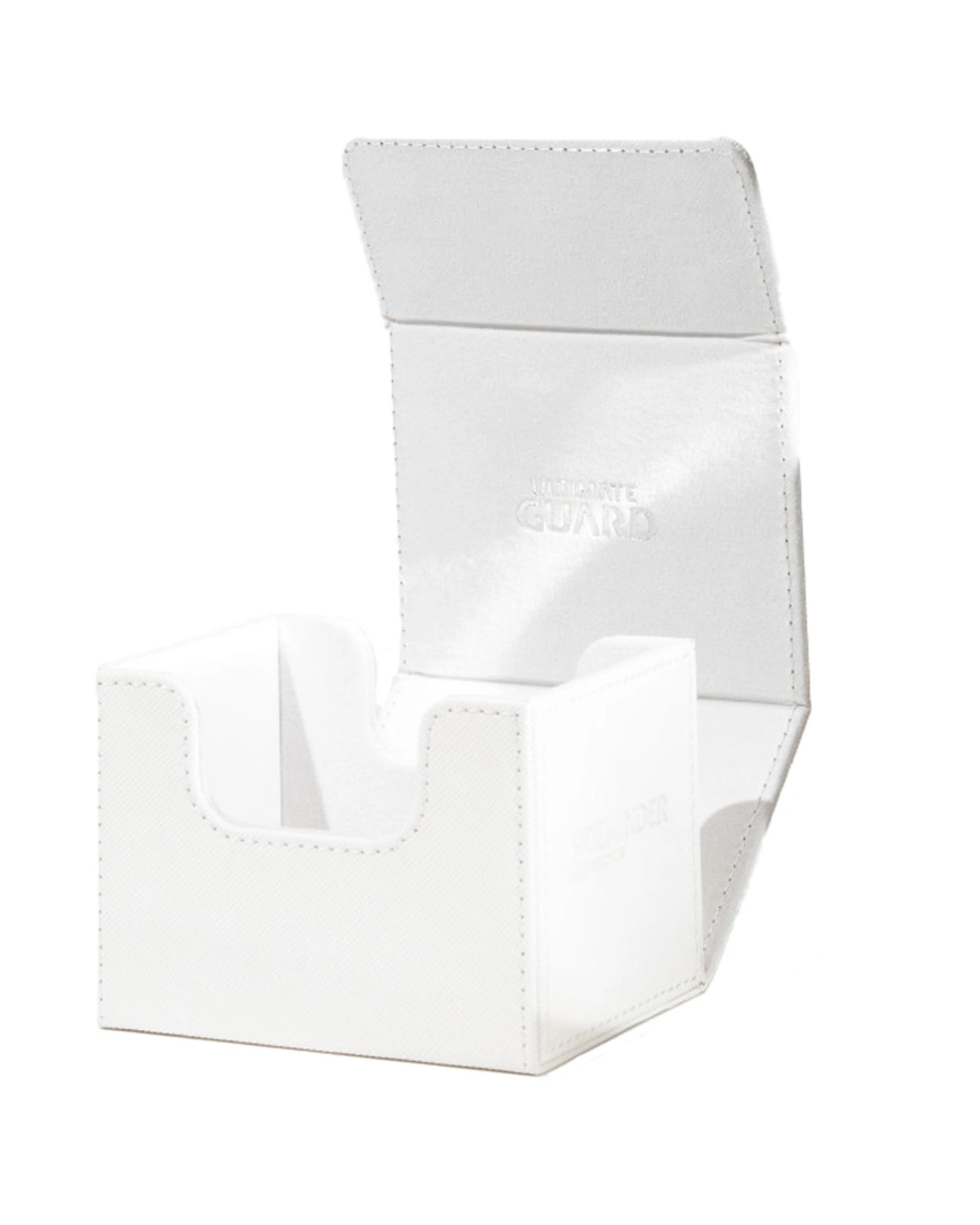 4 Ultimate Guard Sidewinder 100+ Xenoskin Monocolor Deck Box - White, 4 of 6