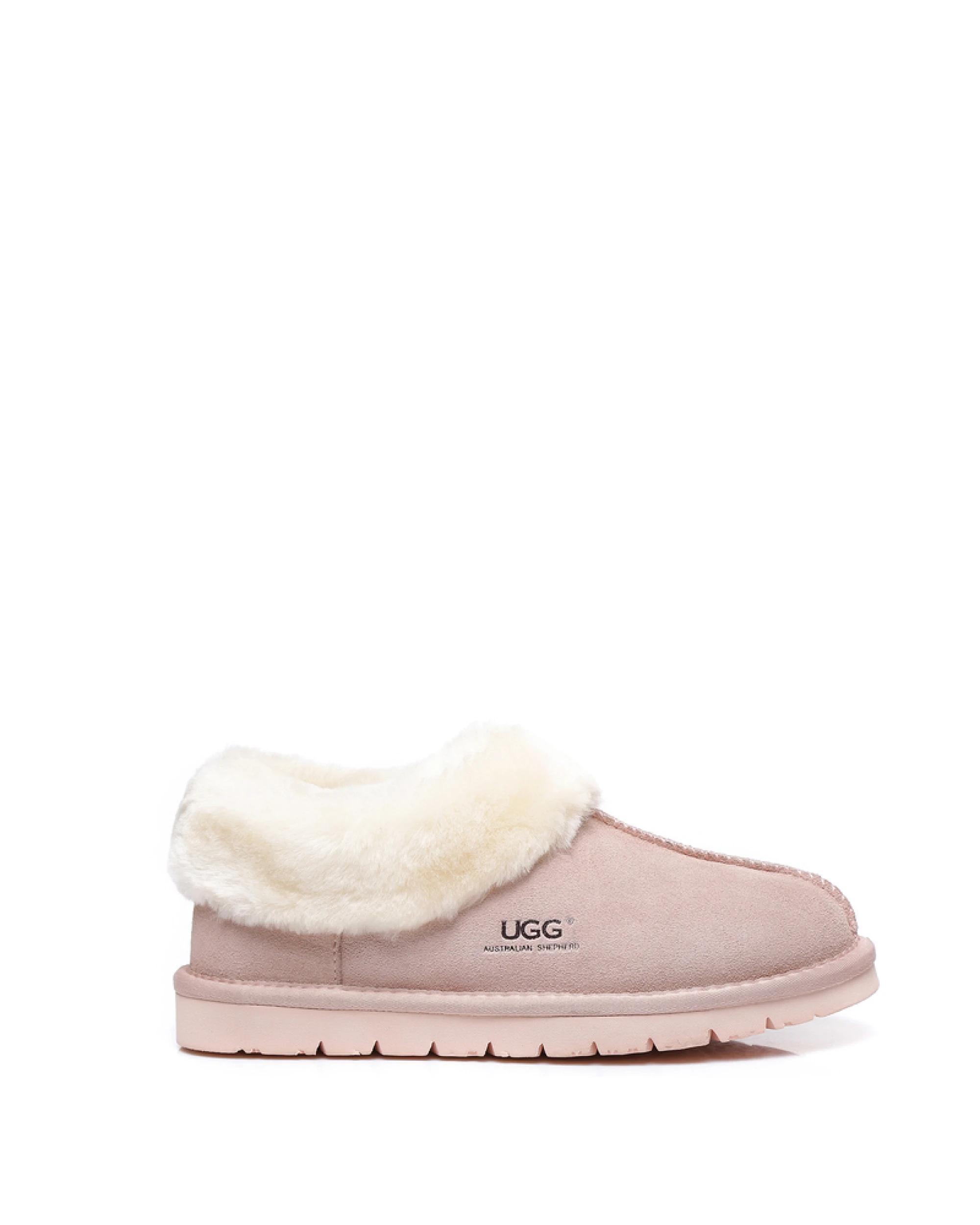 1 Australian Shepherd UGG Unisex Homey Slippers PINK, 1 of 5