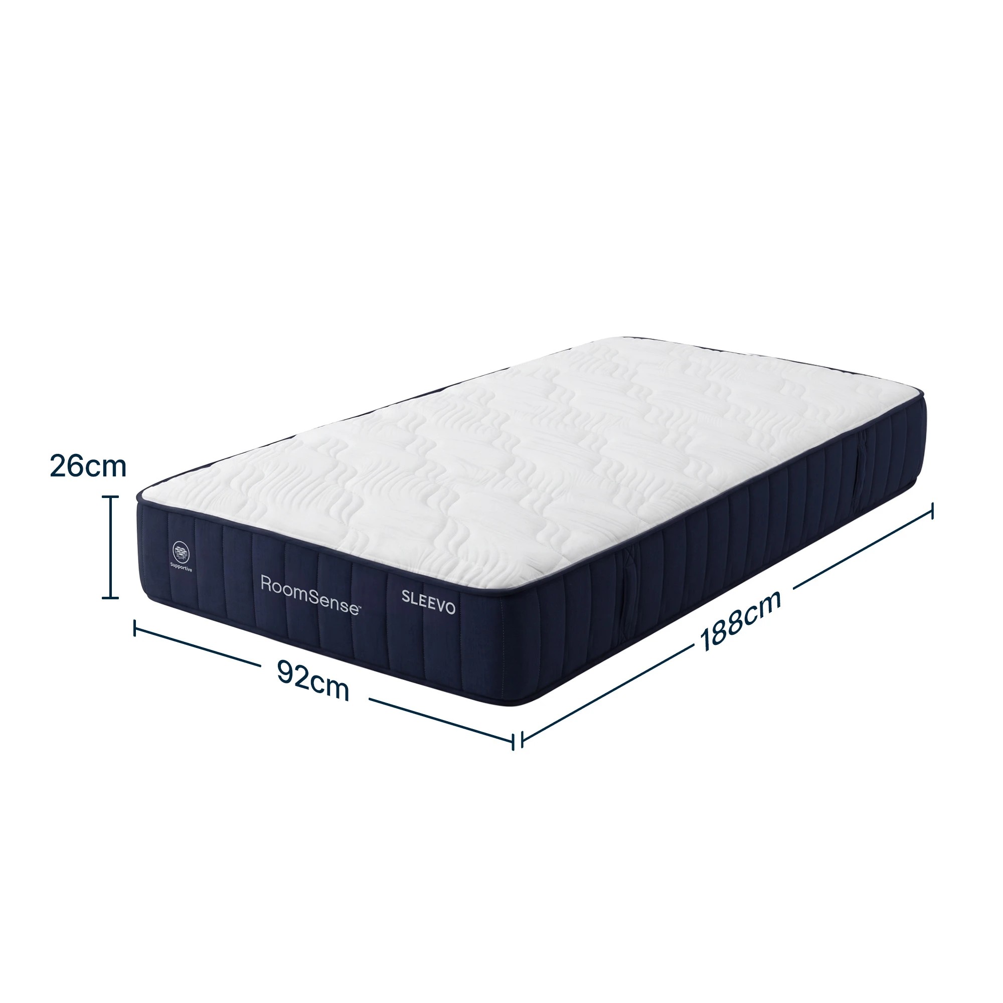 3 RoomSense Single Mattress 26cm Orthopedic Firm Mattress for Back Pain Relief - Multi, 3 of 9
