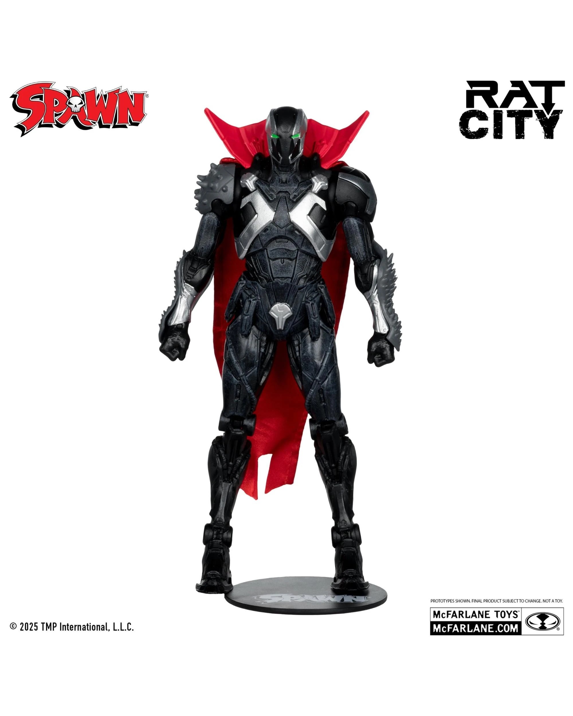 5 McFarlane 30th Anniversary Spawn The Deviant Rat City Red Platinum Edition 7 inch Action Figure, 5 of 10