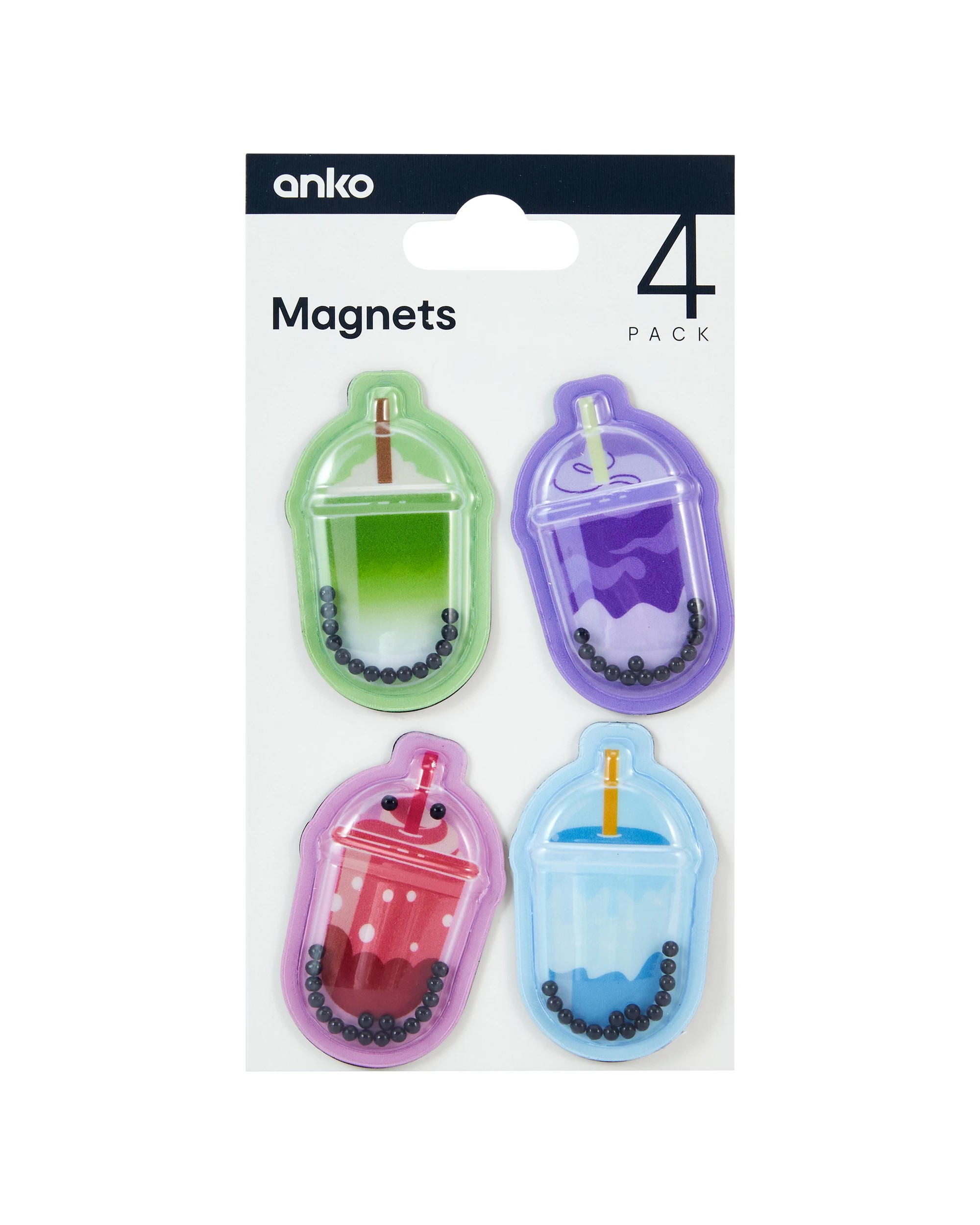 1 4 Pack Magnets - Bubble Tea, 1 of 5