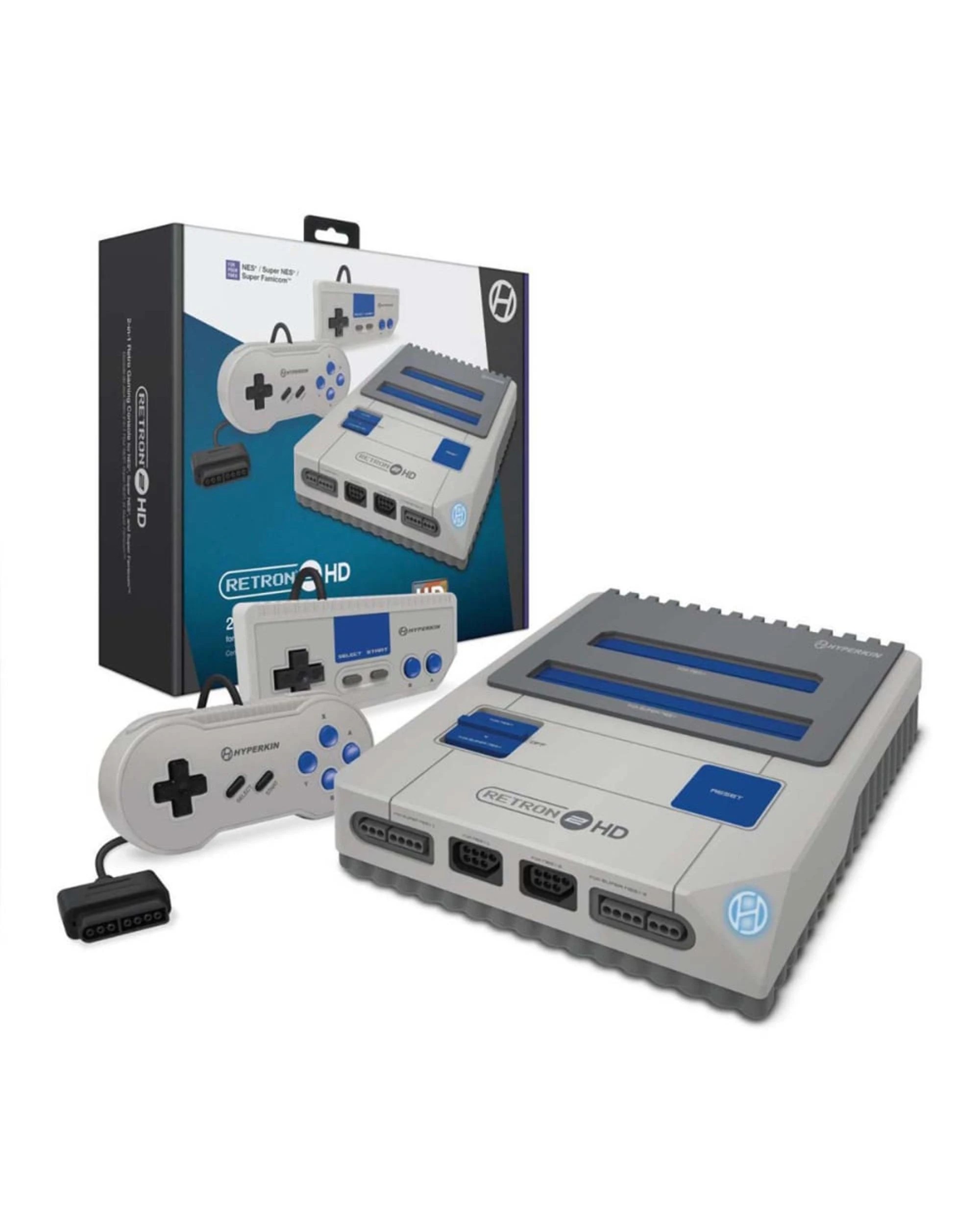 2 RetroN 2 AV Gaming Console Gray, 2 of 7