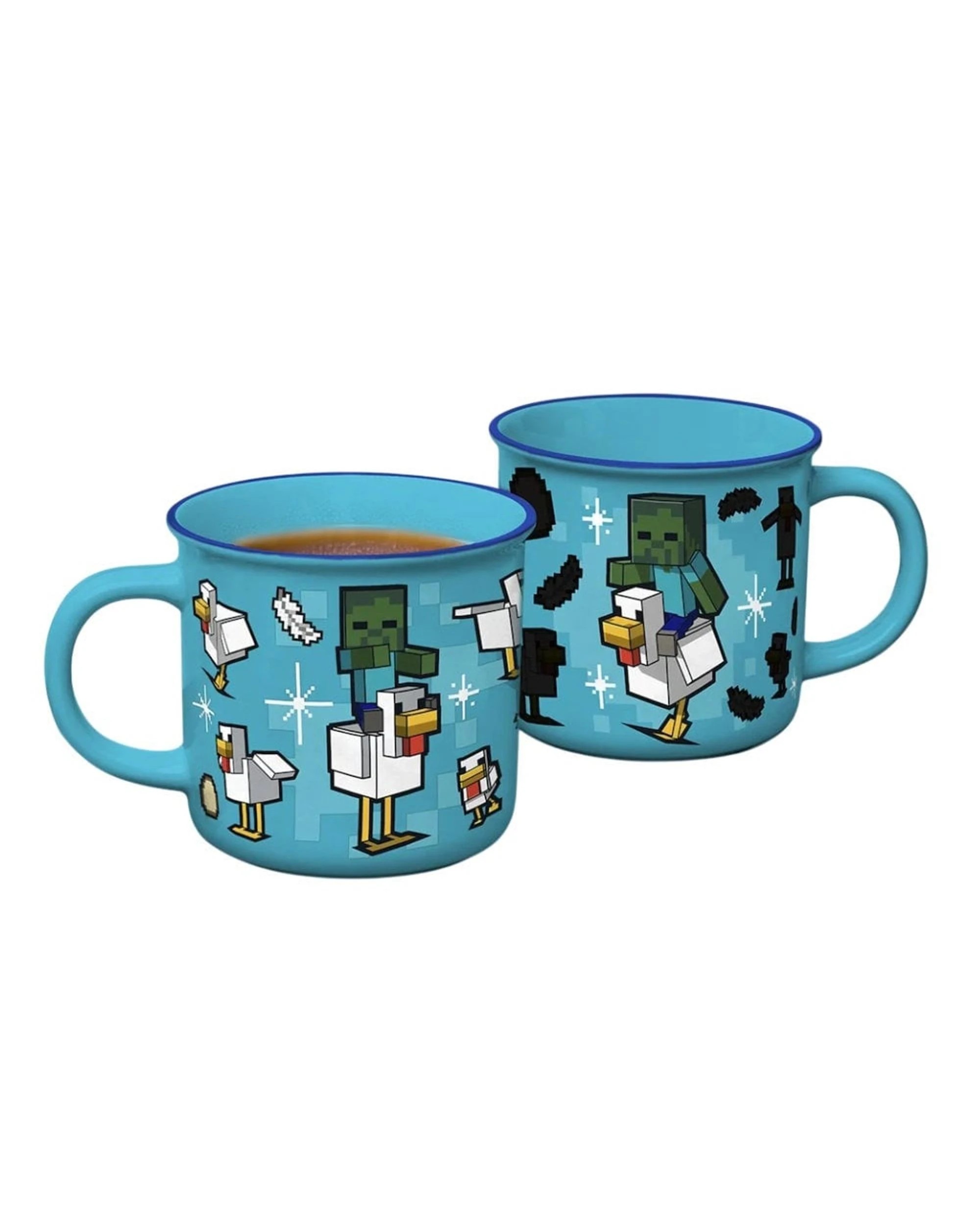 1 Paladone Minecraft Chicken Jockey Heat Change Mug, 1 of 3