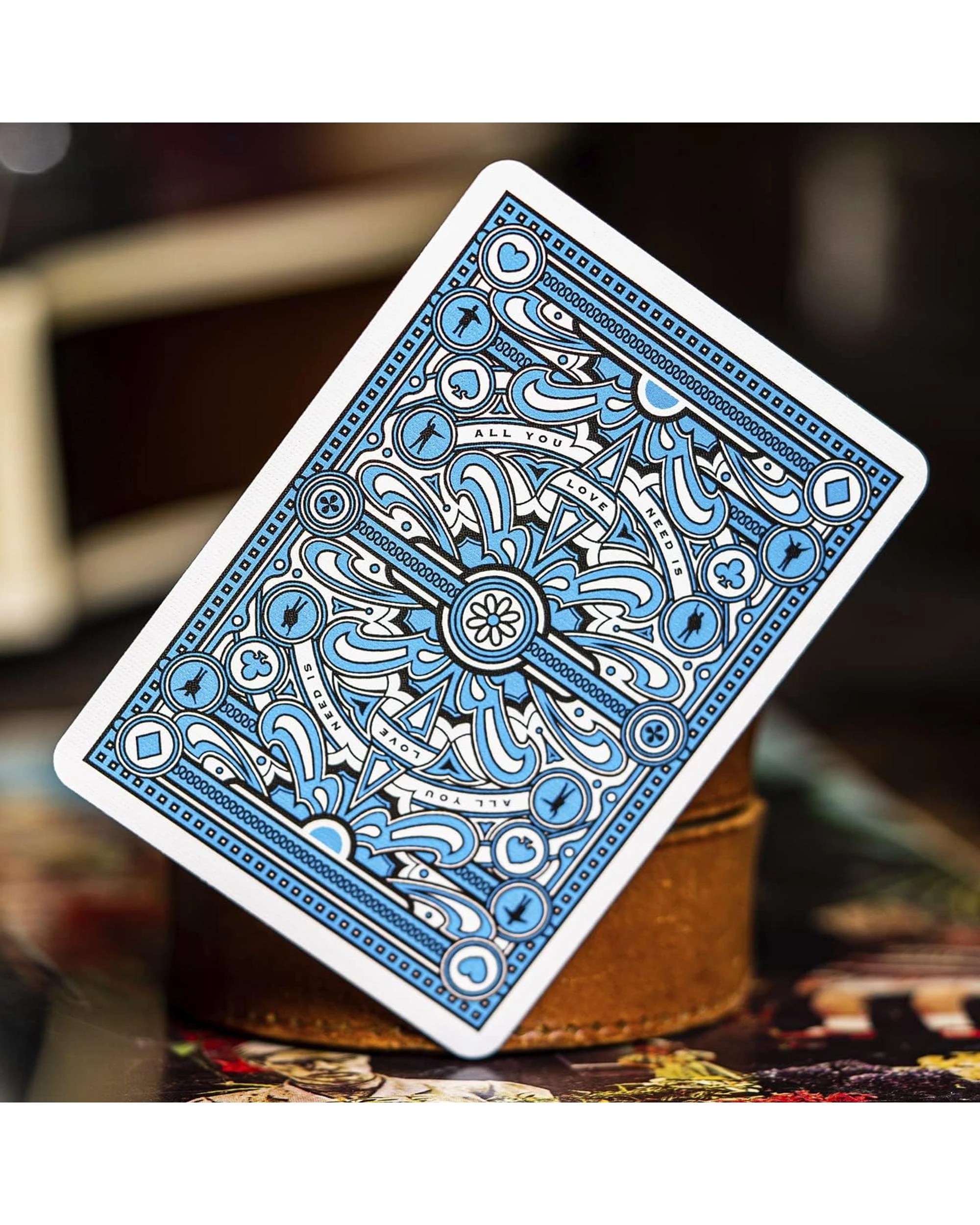 4 Theory 11 The Beatles Blue Playing Cards - Blue, 4 of 10