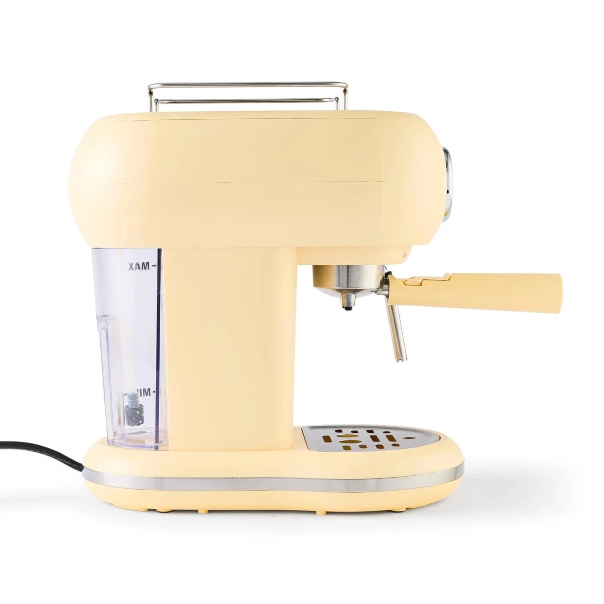 6 Retro Espresso Coffee Machine - Yellow, 6 of 8