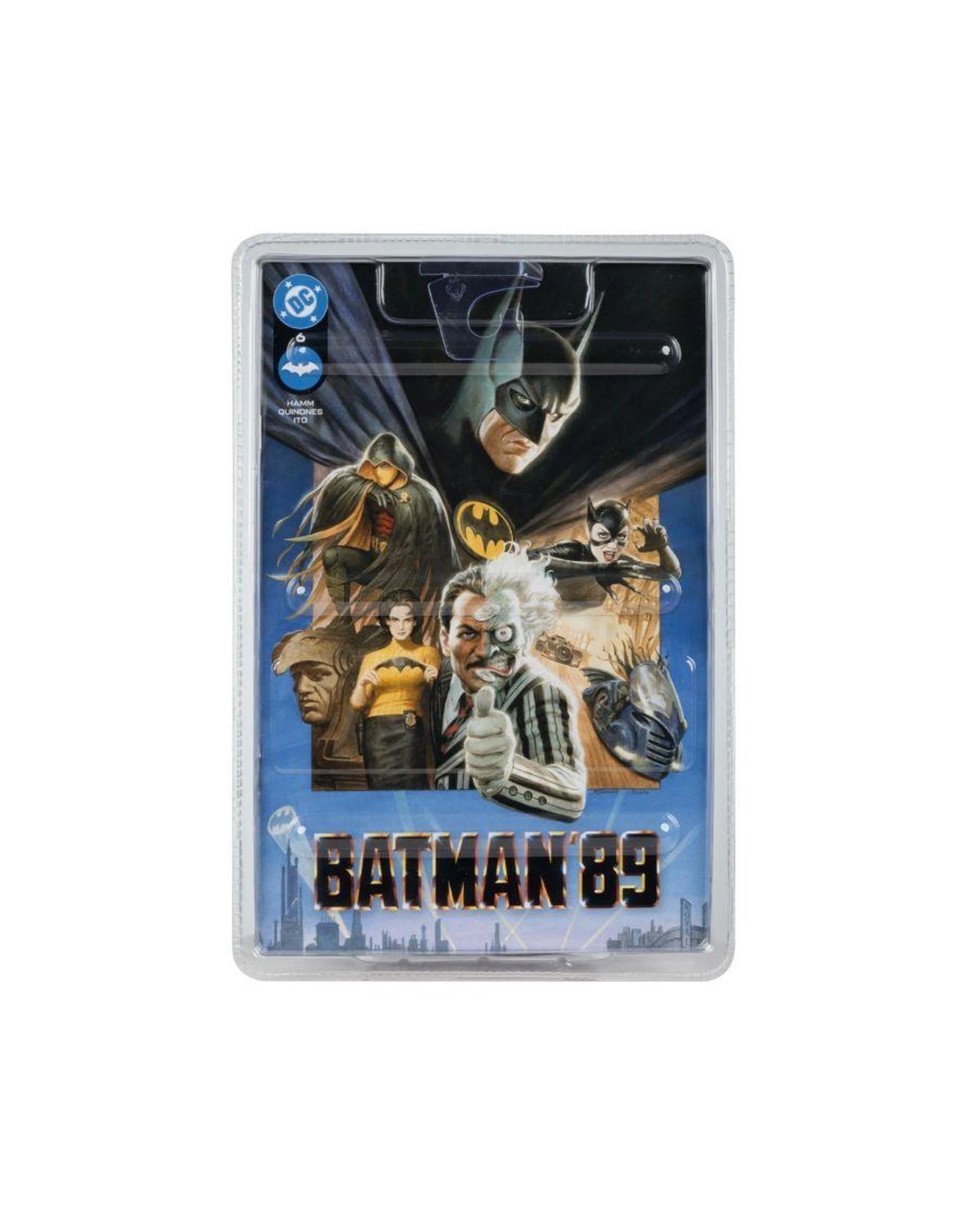 9 McFarlane DC Direct Batman 1995 Two-Face Platinum Edition Page Punchers 7 inch Figure with Comic, 9 of 9