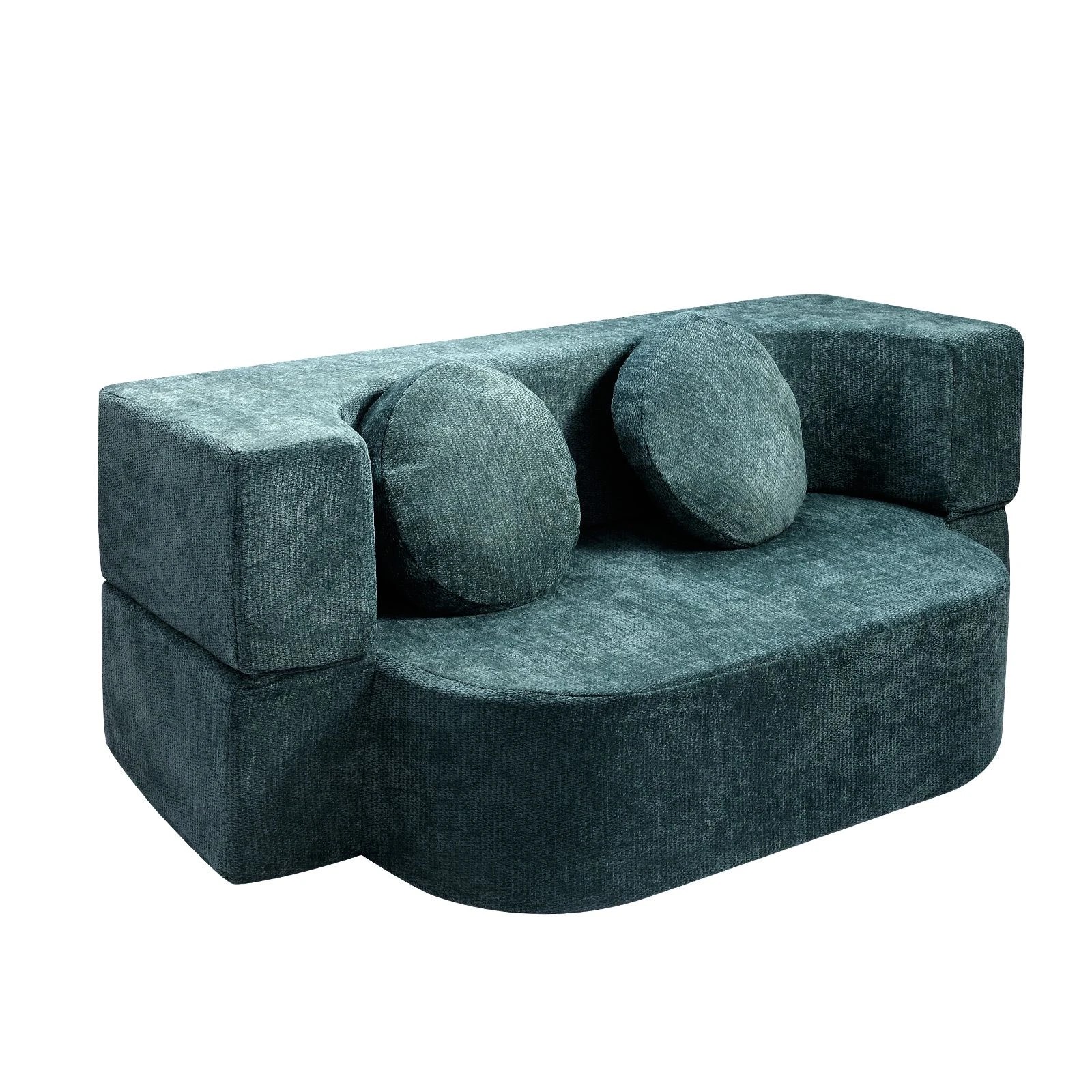 Ausway 2-in-1 Convertible Sofa Bed Comfy Folding Foam Couch Lounge ...