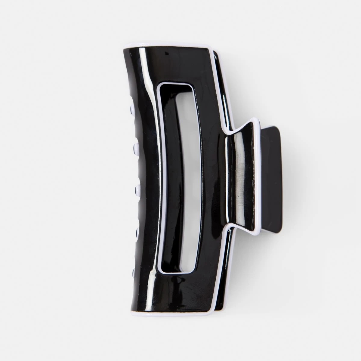 2 2 Pack Black and White Contrast Hair Clips, 2 of 7