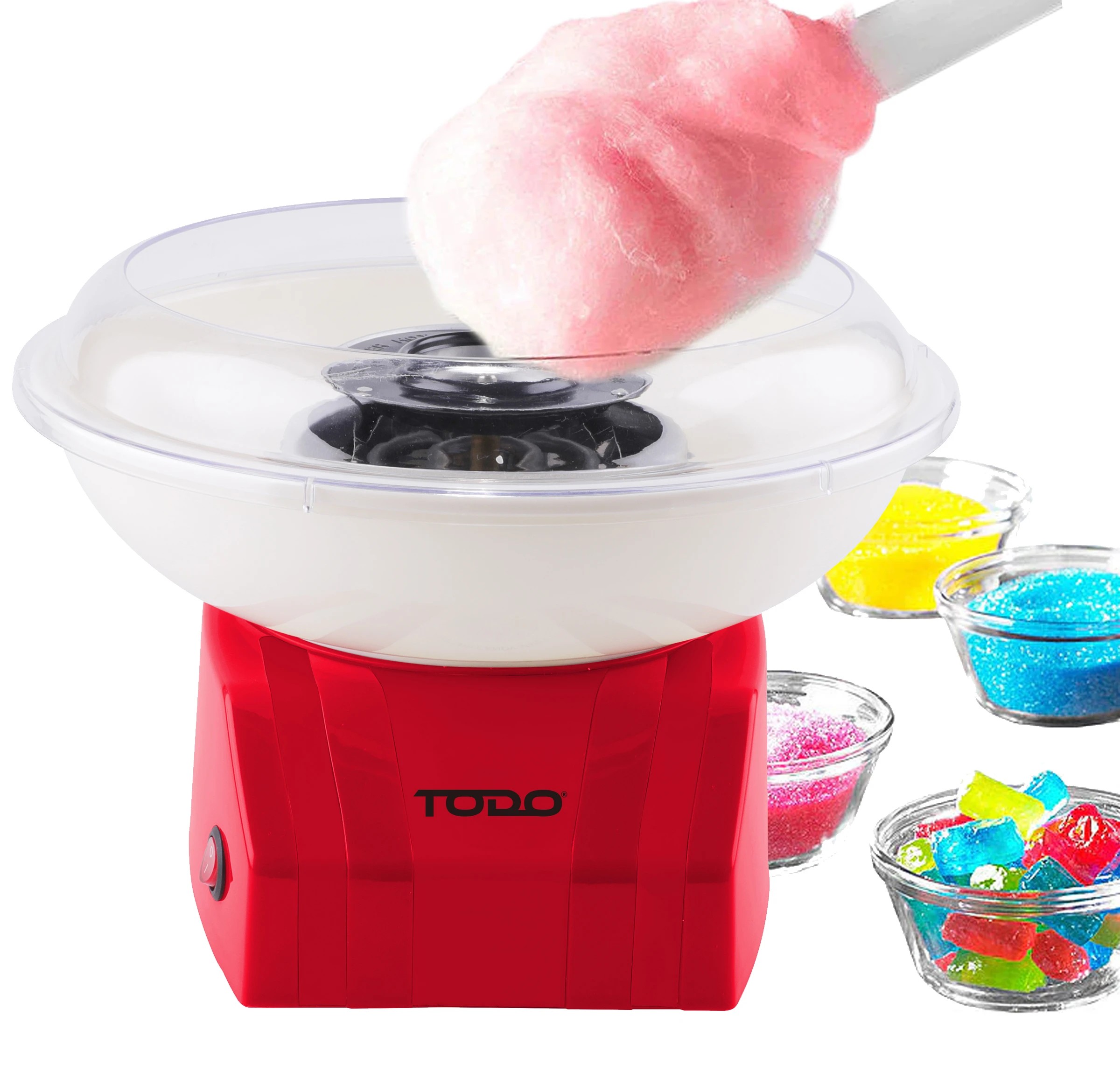 1 TODO Cotton Candy Machine Electric Fairy Floss Maker Sugar Kids Snack, 1 of 5