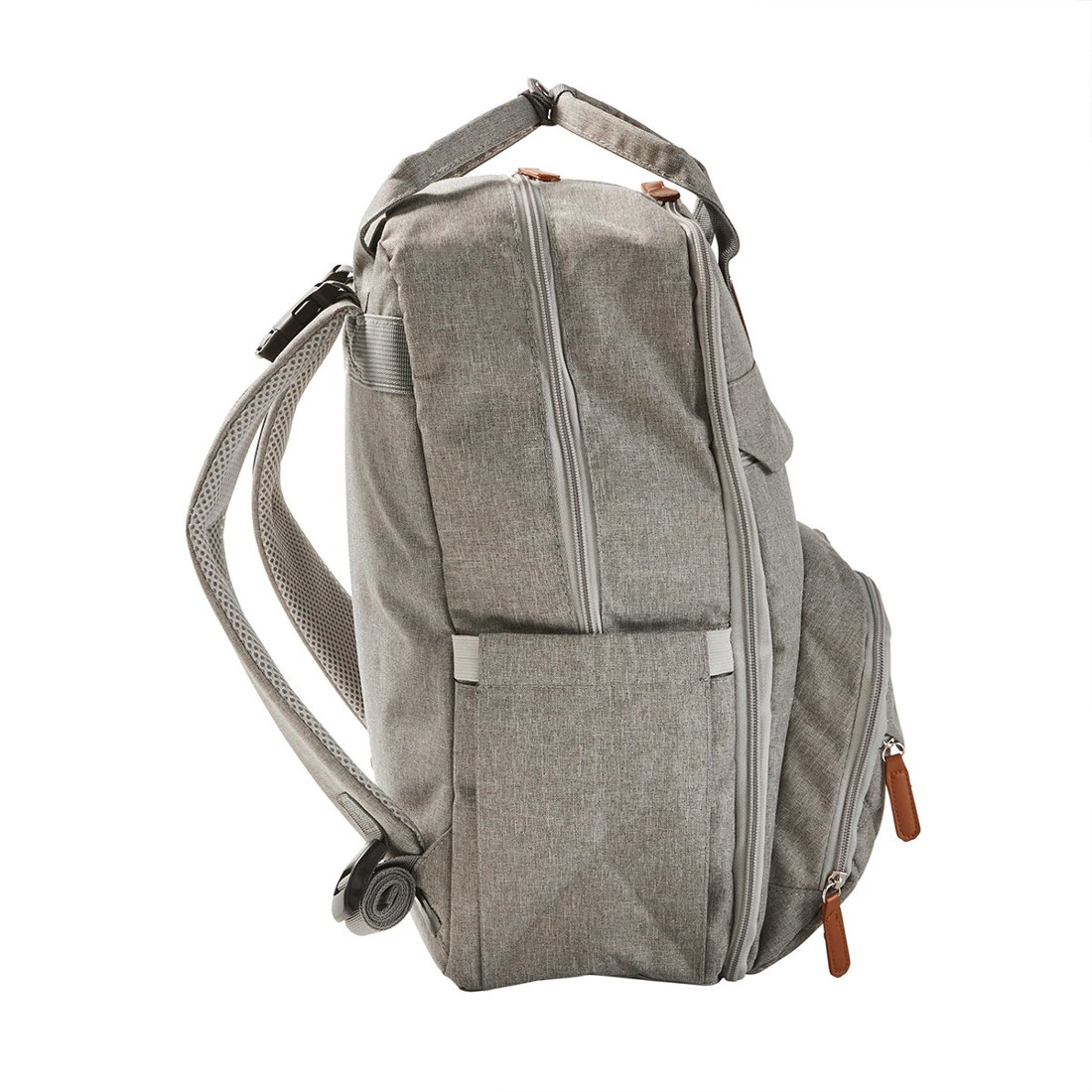 6 Nappy Backpack Set - Grey, 6 of 8