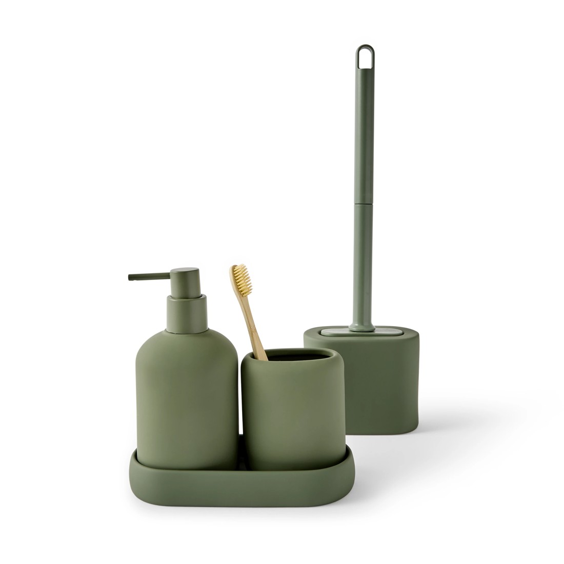 1 Bathroom Accessory Set - Green, 1 of 10