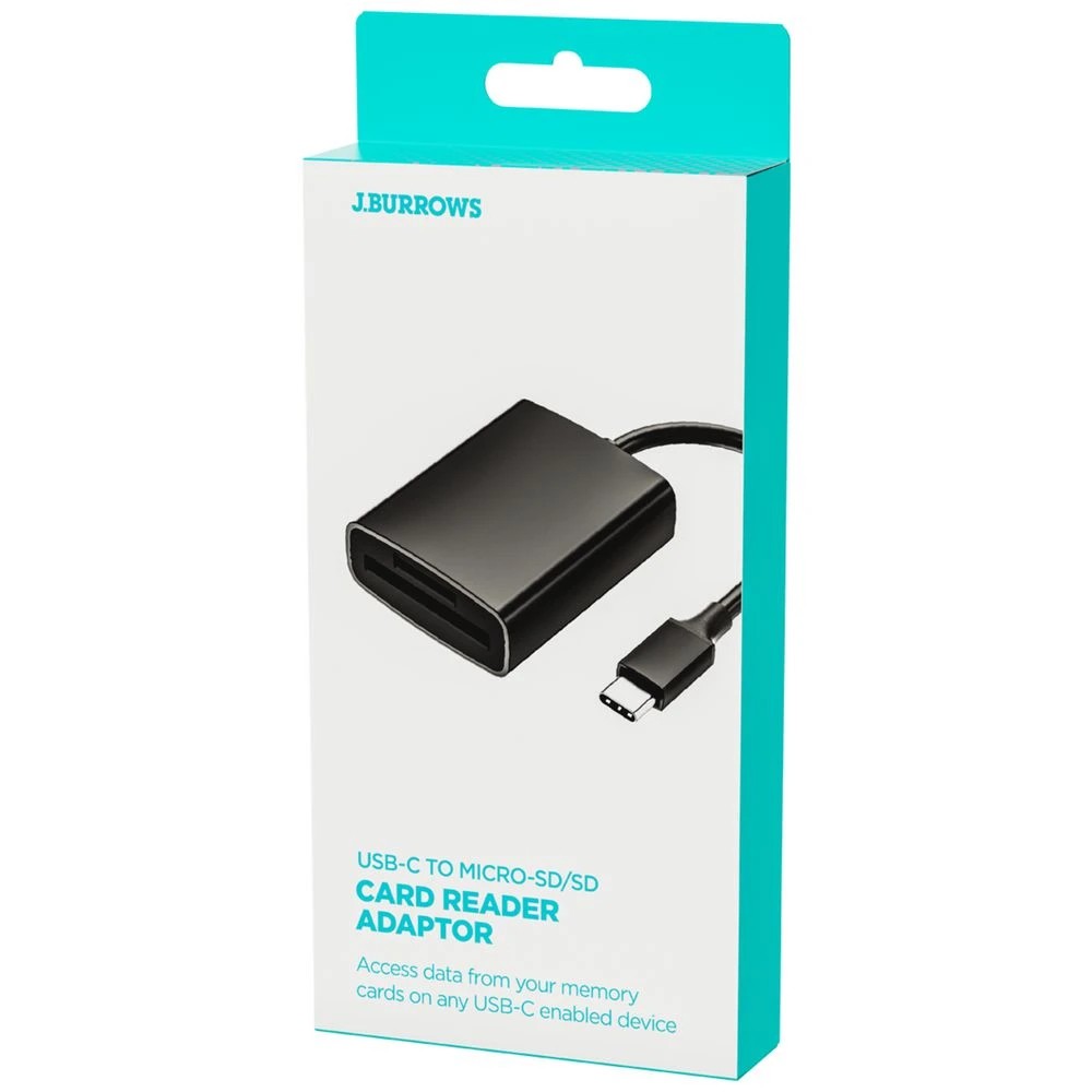 3 J.Burrows USB-C to SD Card Adaptor Card Reader, 3 of 4