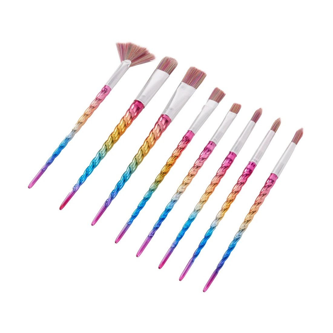 2 8 Pack Paint Brush Set - Iridescent, 2 of 5