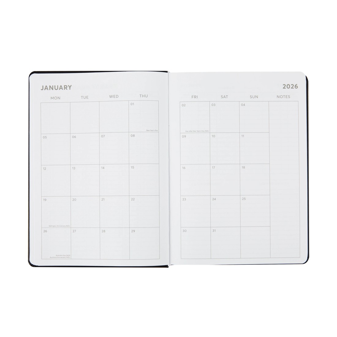 5 2026 Daily Diary - Black, 5 of 8