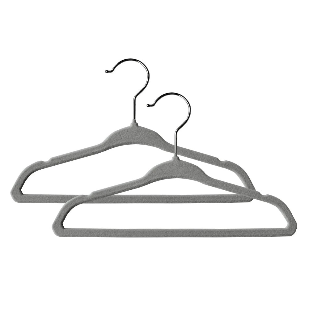1 Living Textiles - Baby Coat Hangers 10pk - Grey, 1 of 3
