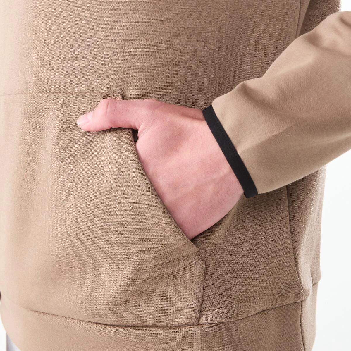 6 Active Mens Sports Half Zip Pullover Brn Walnt, 6 of 7