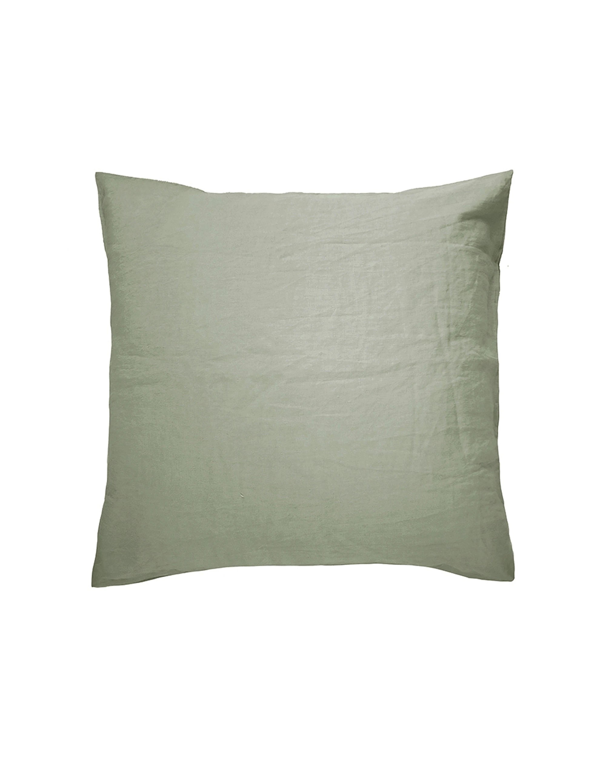 1 Bambury Home Living Decorative Linen Euro Pillowcase Pebble Woven - Beige, 1 of 2