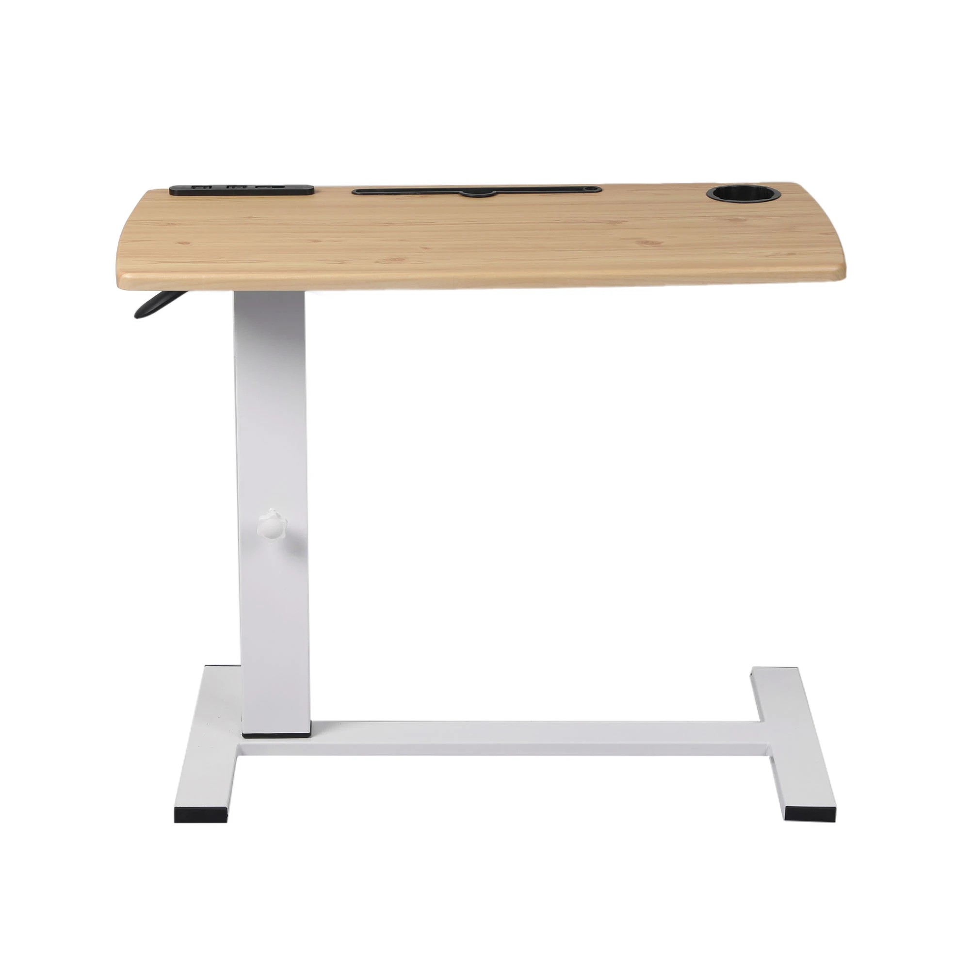 3 Levede Adjustable Standing Desk Oak, 3 of 6