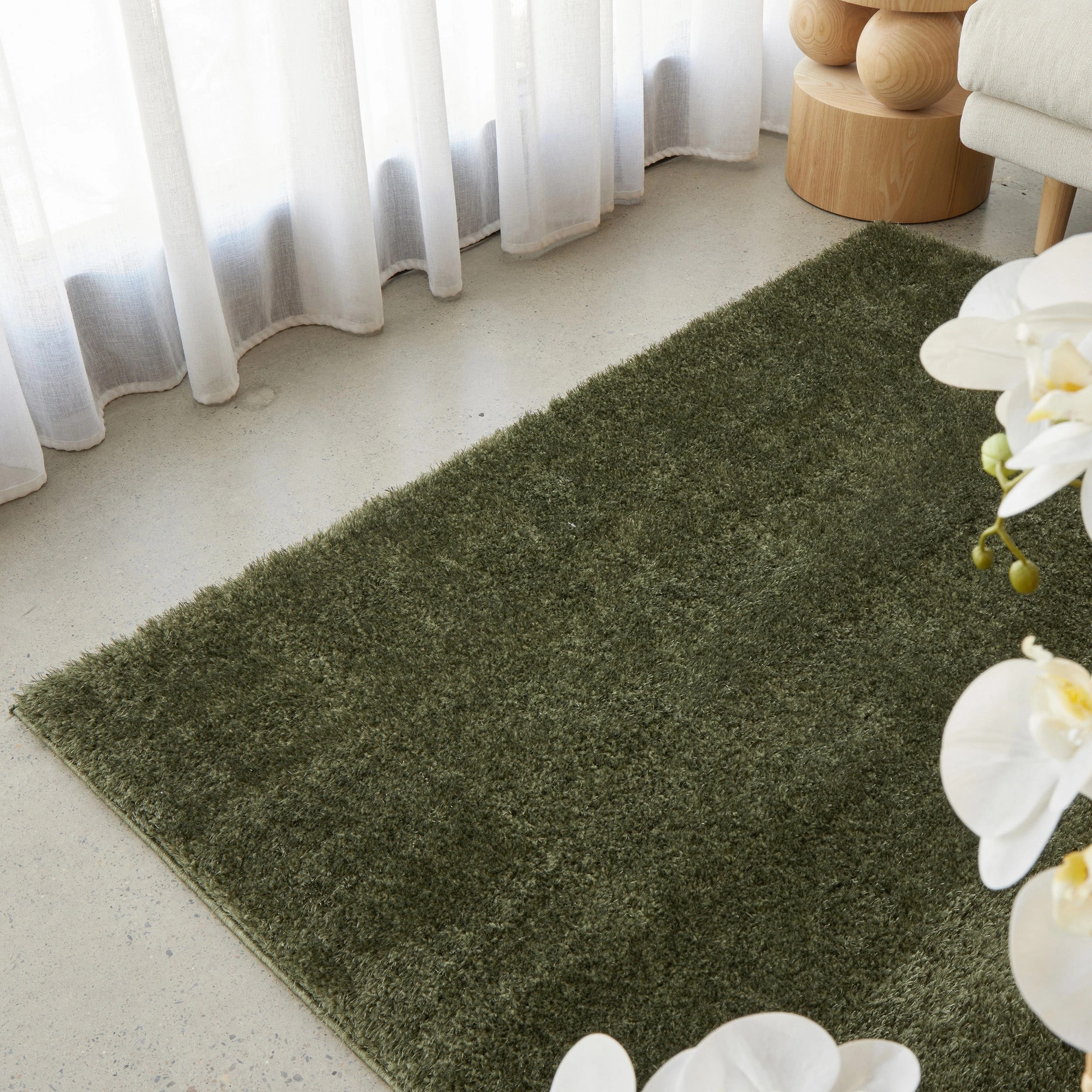 3 Common Ground Rugs Carmine 230x160cm - Medium Floor Rug - Green, 3 of 9