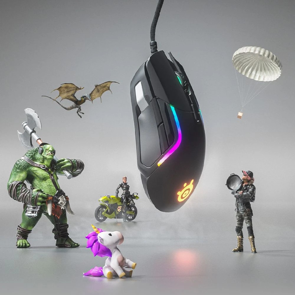 8 SteelSeries Rival 5 Wired Mouse, 8 of 10