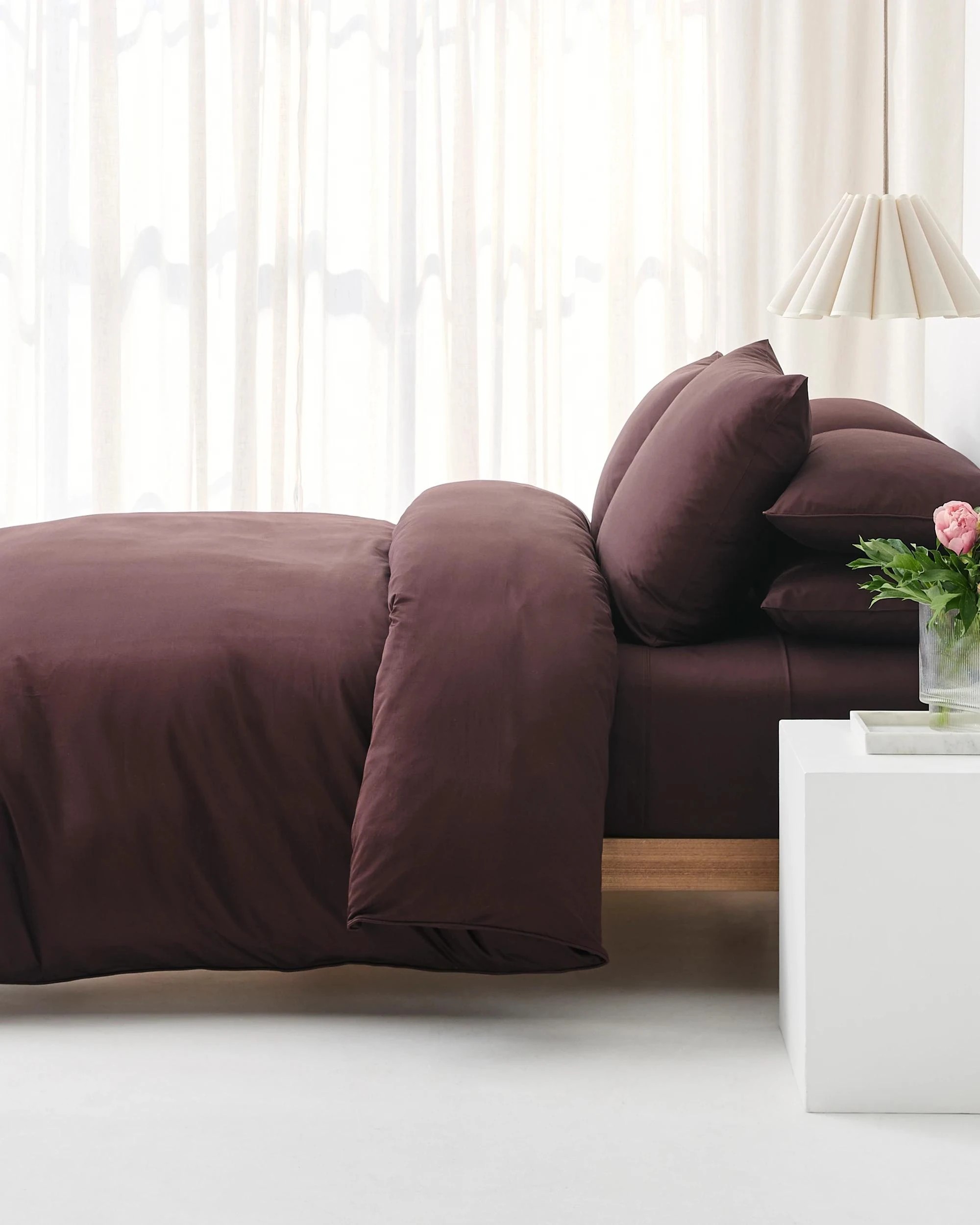 3 Target Luxury Egyptian Cotton Quilt Cover Set - Queen Bed - Brown, 3 of 10