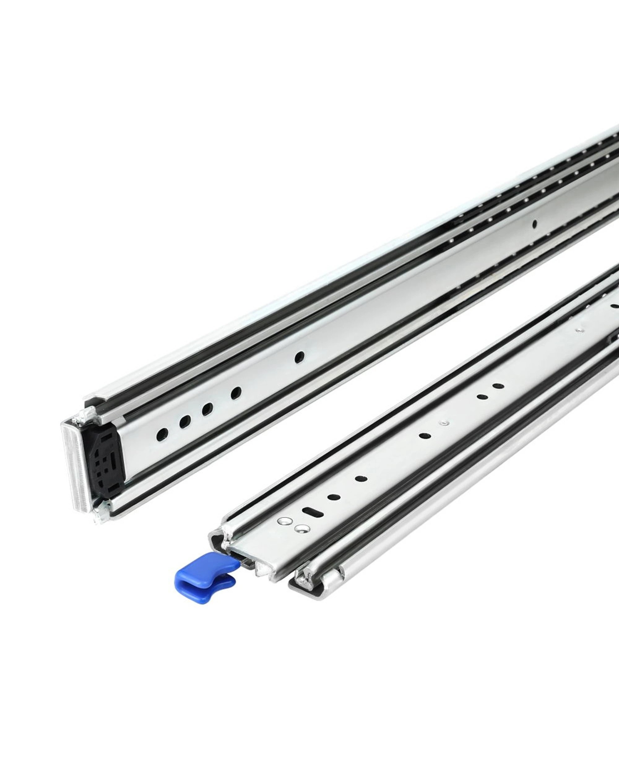1 Giantz 2x Drawer Slides Full Extension Locking 227kg 914-1829mm Length - Silver, 1 of 8