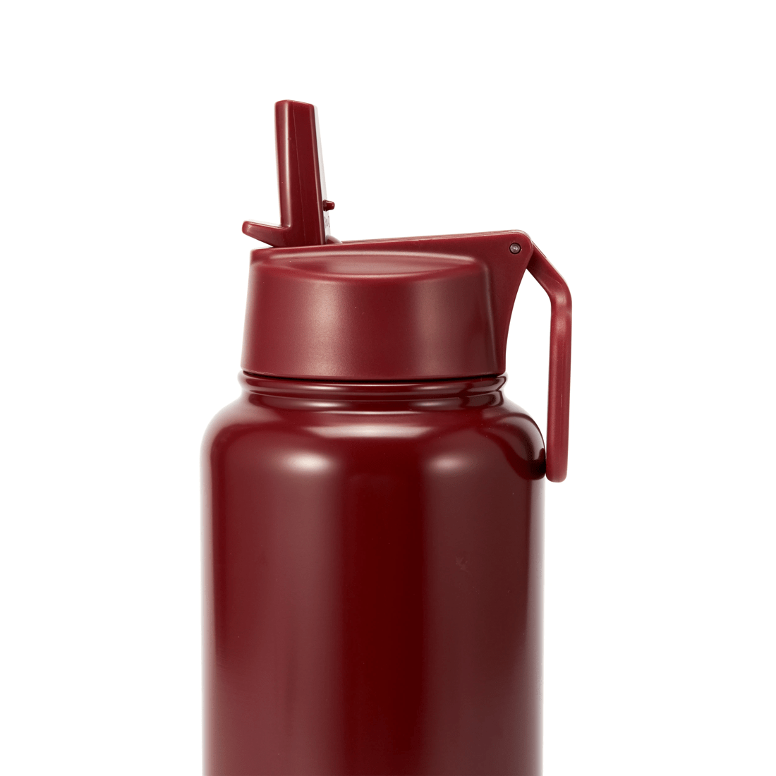 2 960ml Burgundy Double Wall Insulated Cylinder Drink Bottle, 2 of 6