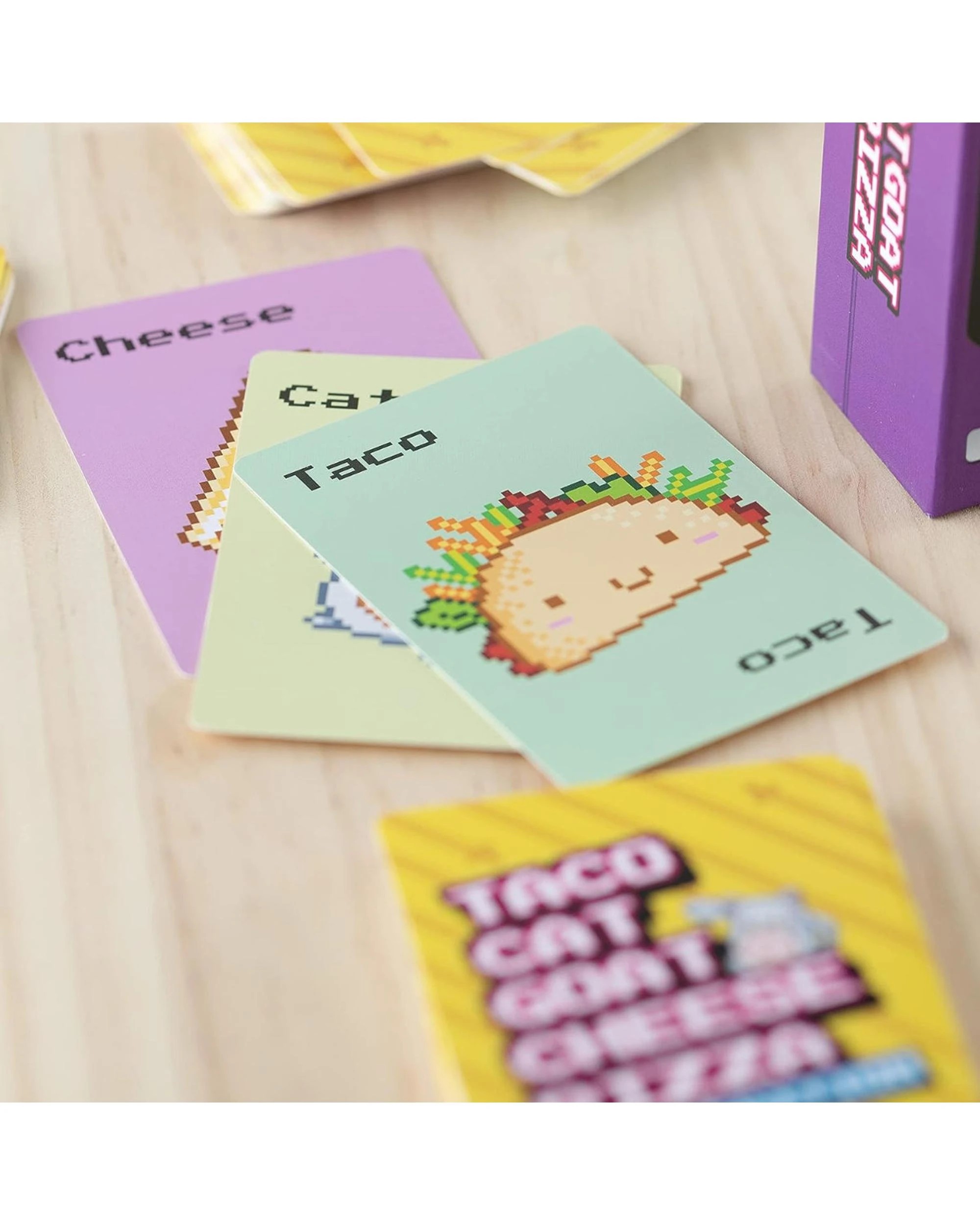 3 Taco Cat Goat Cheese Pizza 8-Bit Edition Card Game, 3 of 5